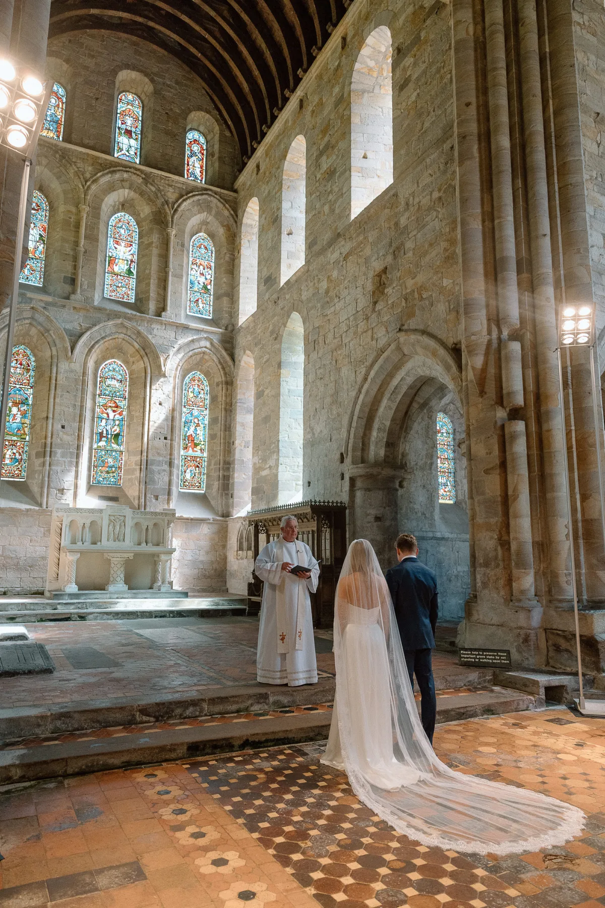 Brinkburn Priory Wedding with Pastel Bridesmaids