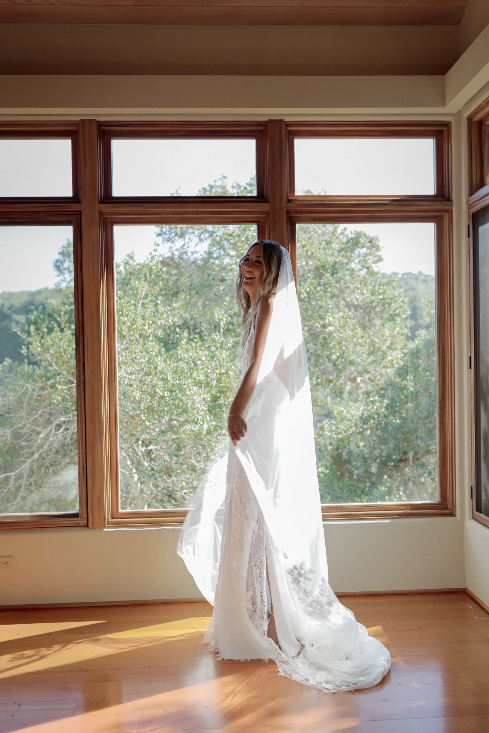 California Grace Loves Lace Bride.11 - Maren & Greg's Laid Back Californian Ranch Wedding Inspired by the French Countryside California Grace Loves Lace Bride.11