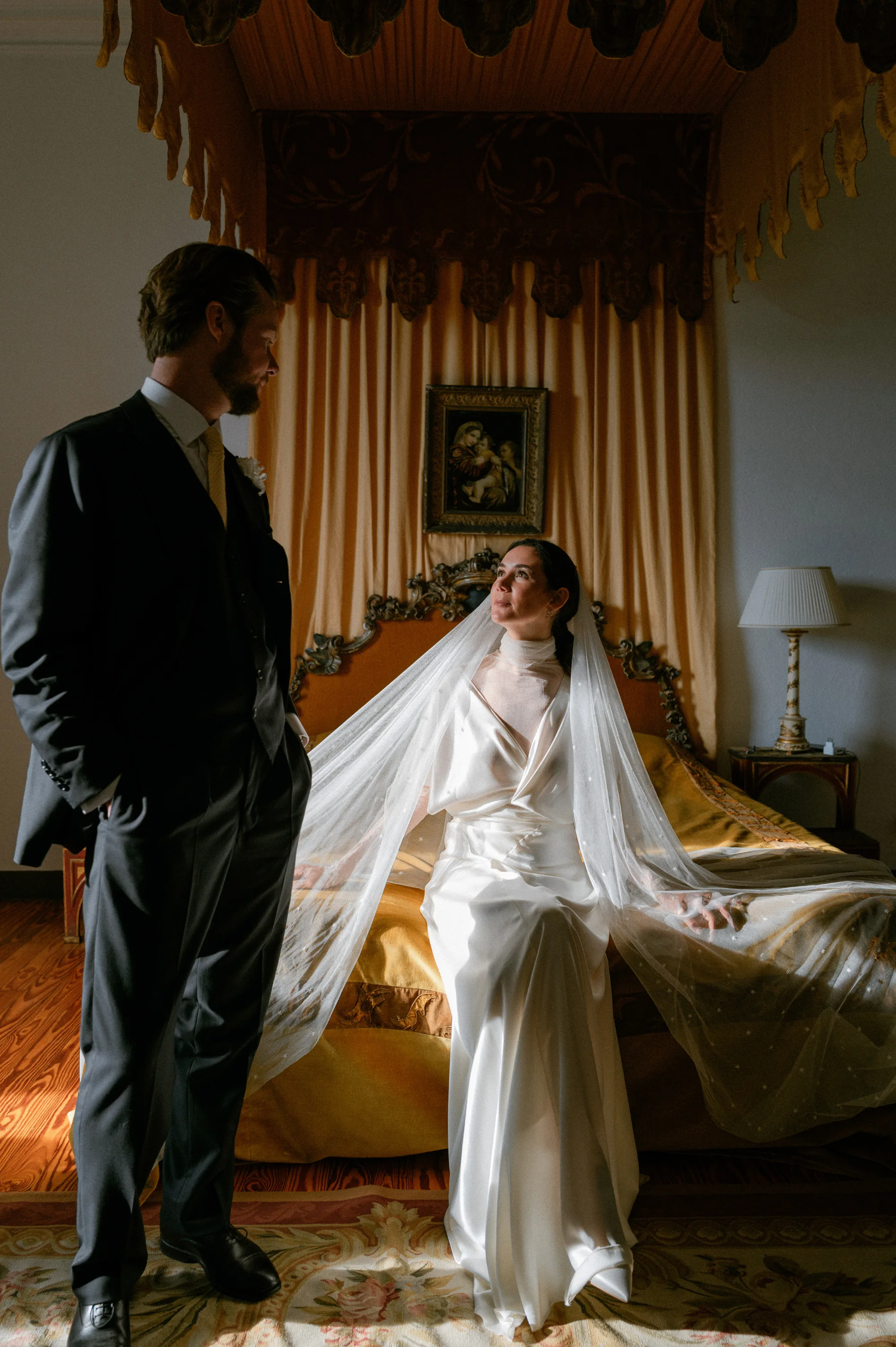 Virginia Wore Cortana for Her Bucolic Italian Villa Wedding