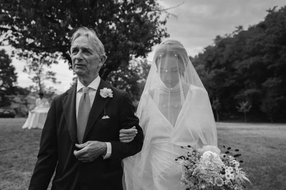 Virginia Wore Cortana for Her Bucolic Italian Villa Wedding