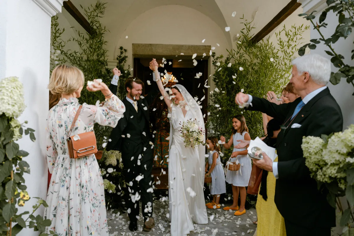 Virginia Wore Cortana for Her Bucolic Italian Villa Wedding