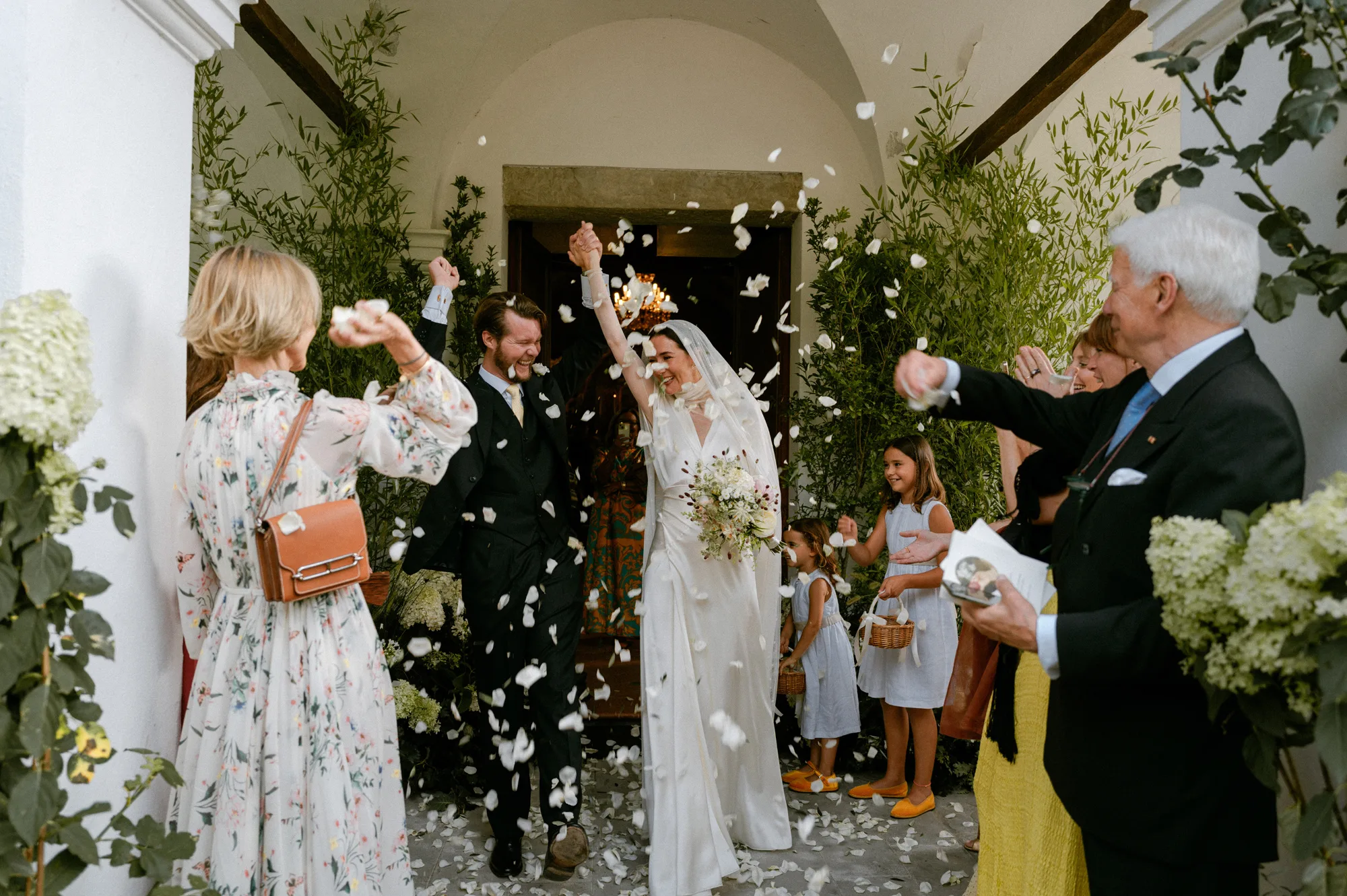 Virginia Wore Cortana for Her Bucolic Italian Villa Wedding