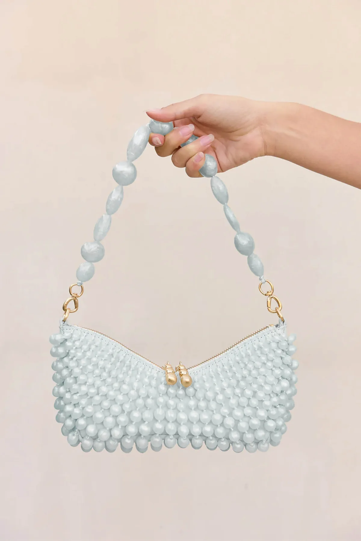 Cult Gaia Mercier Mini Shoulder Bag - Amanda in Grace Loves Lace for her Relaxed, Nature Inspired Wedding Held in Her Garden at Home Mercier Mini Shoulder Bag