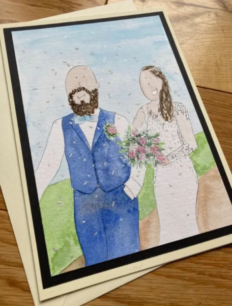 Jo Herbert Makes - Bespoke watercolour wedding illustrations.8
