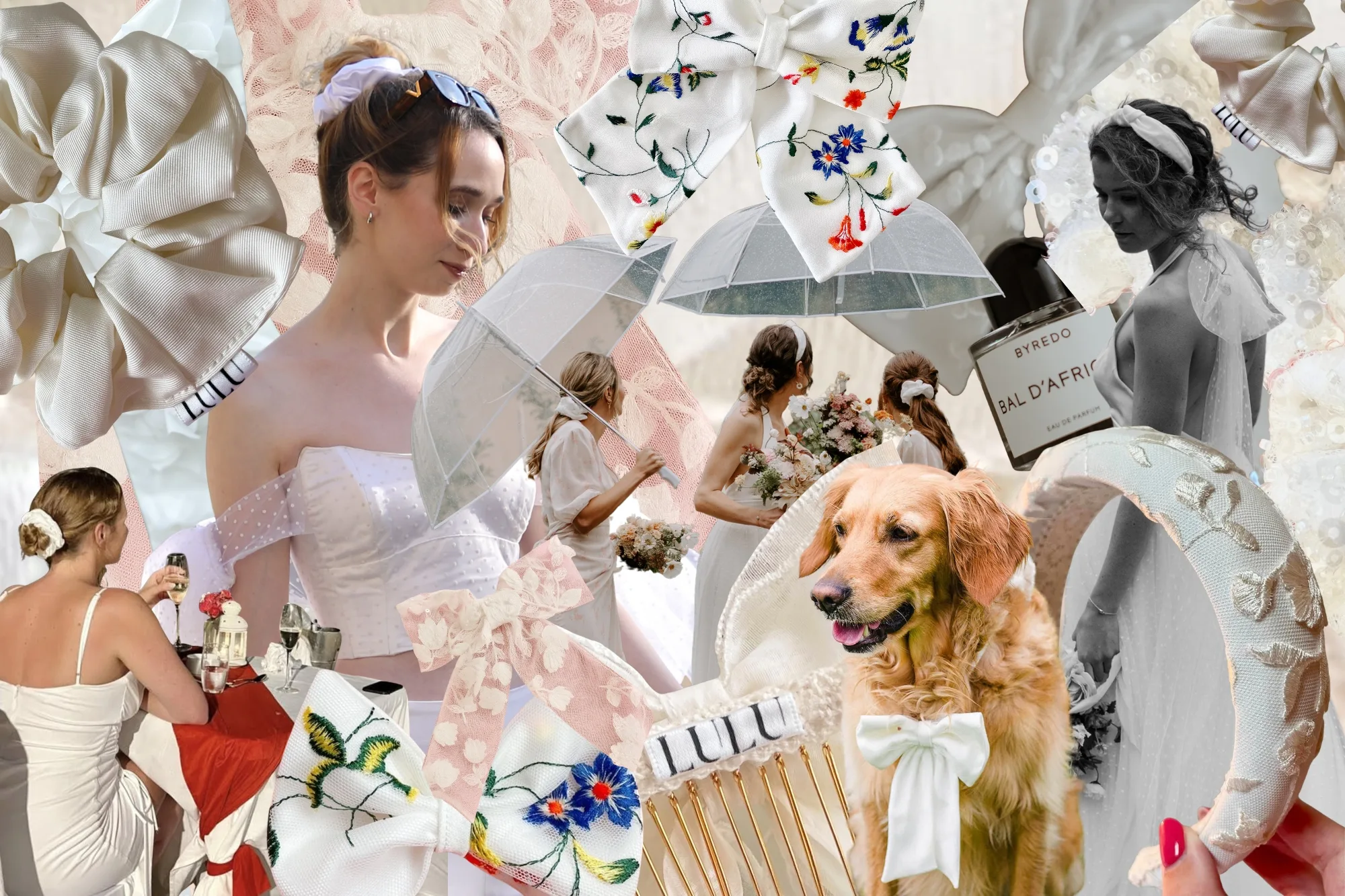 Bridal Scrunchies & Wedding Pet Accessories | Lulu The Label