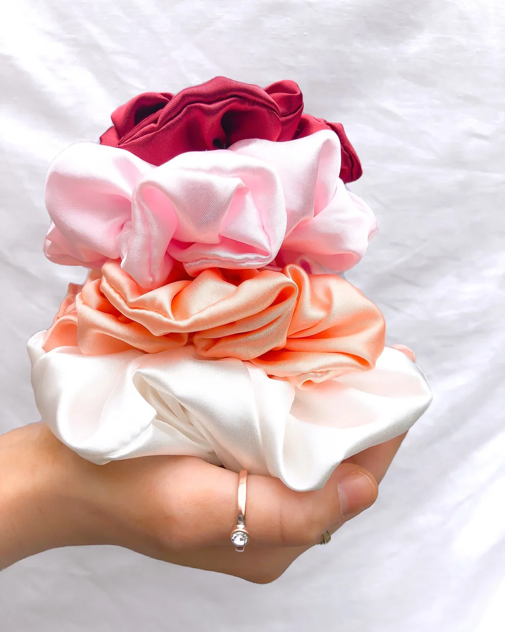 Lulu The Label Bridal Scrunchies Accessories 4 - Lulu The Label: Sustainable, Handmade Silk Scrunchies, Bridal Hair Accessories & Super cute Dog Bows & Bandanas Lulu The Label Bridal Scrunchies Accessories 4