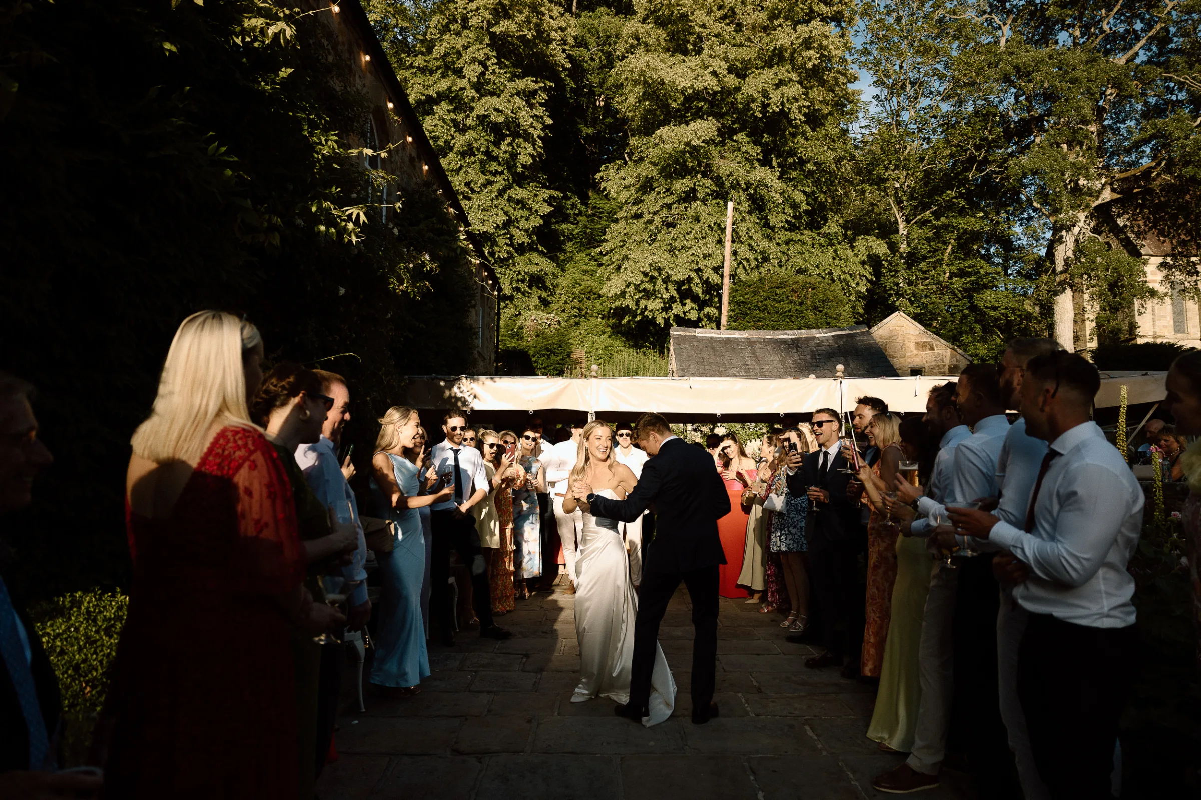 MR MRS WOOD1005 - Rosie Wore Divine Atelier For Her Pastel Colour, Garden Party Inspired Wedding at Brinkburn Priory MR MRS WOOD1005