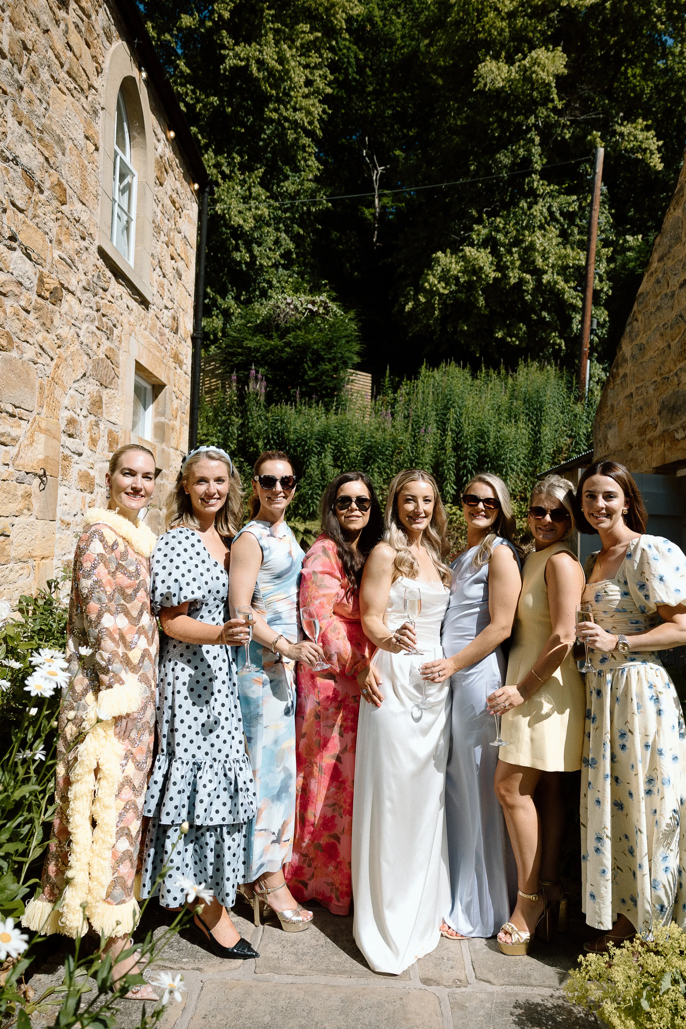 MR MRS WOOD602 1 - Rosie Wore Divine Atelier For Her Pastel Colour, Garden Party Inspired Wedding at Brinkburn Priory MR MRS WOOD602 1