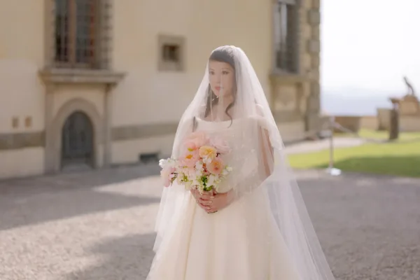 Katy Wore Phillipa Lepley for her Romantic Tuscan Wedding at Villa Gamberaia