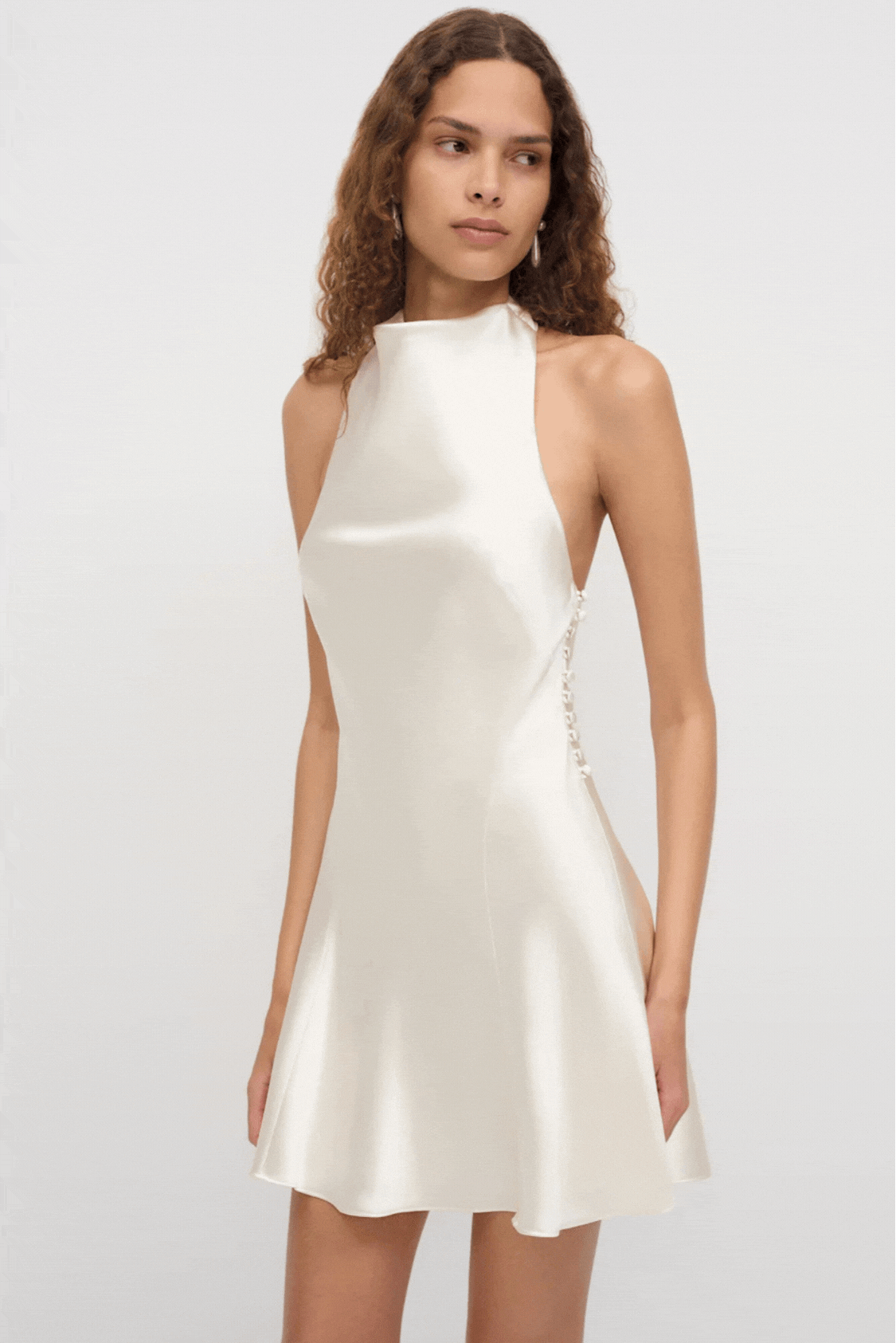 Roy Silk Mini Dress