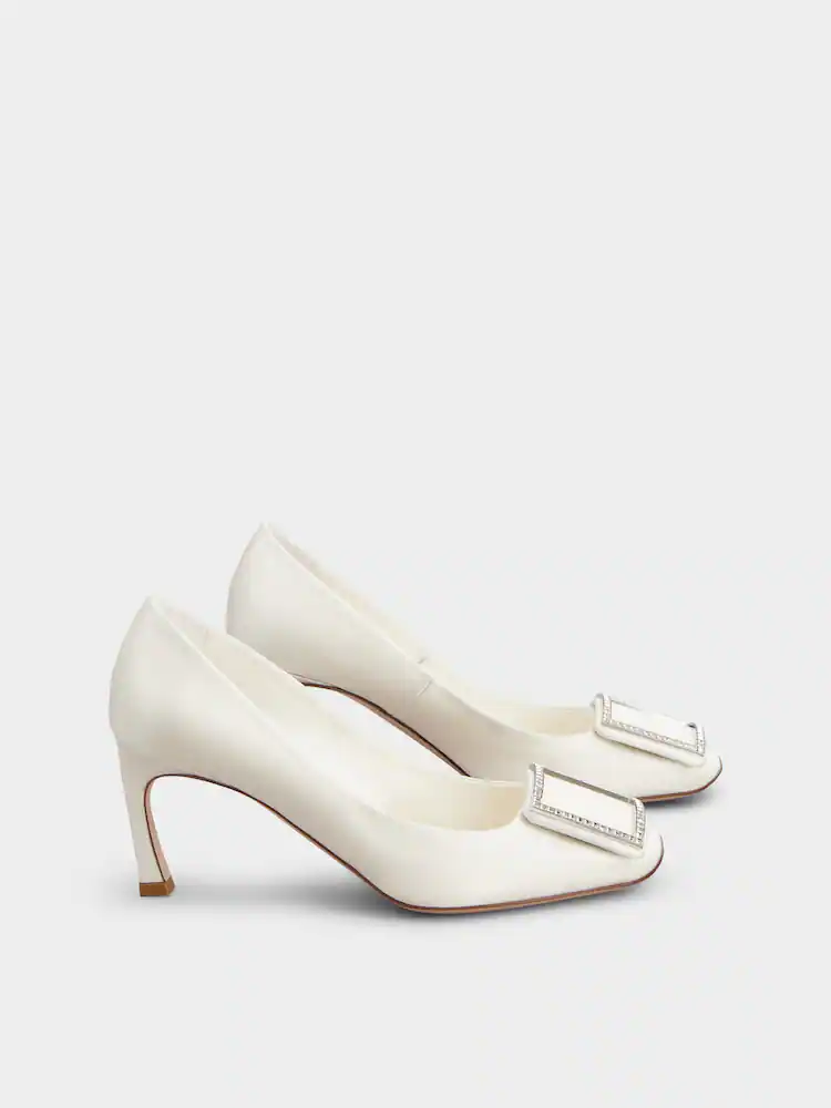 Trompette Pumps in satin