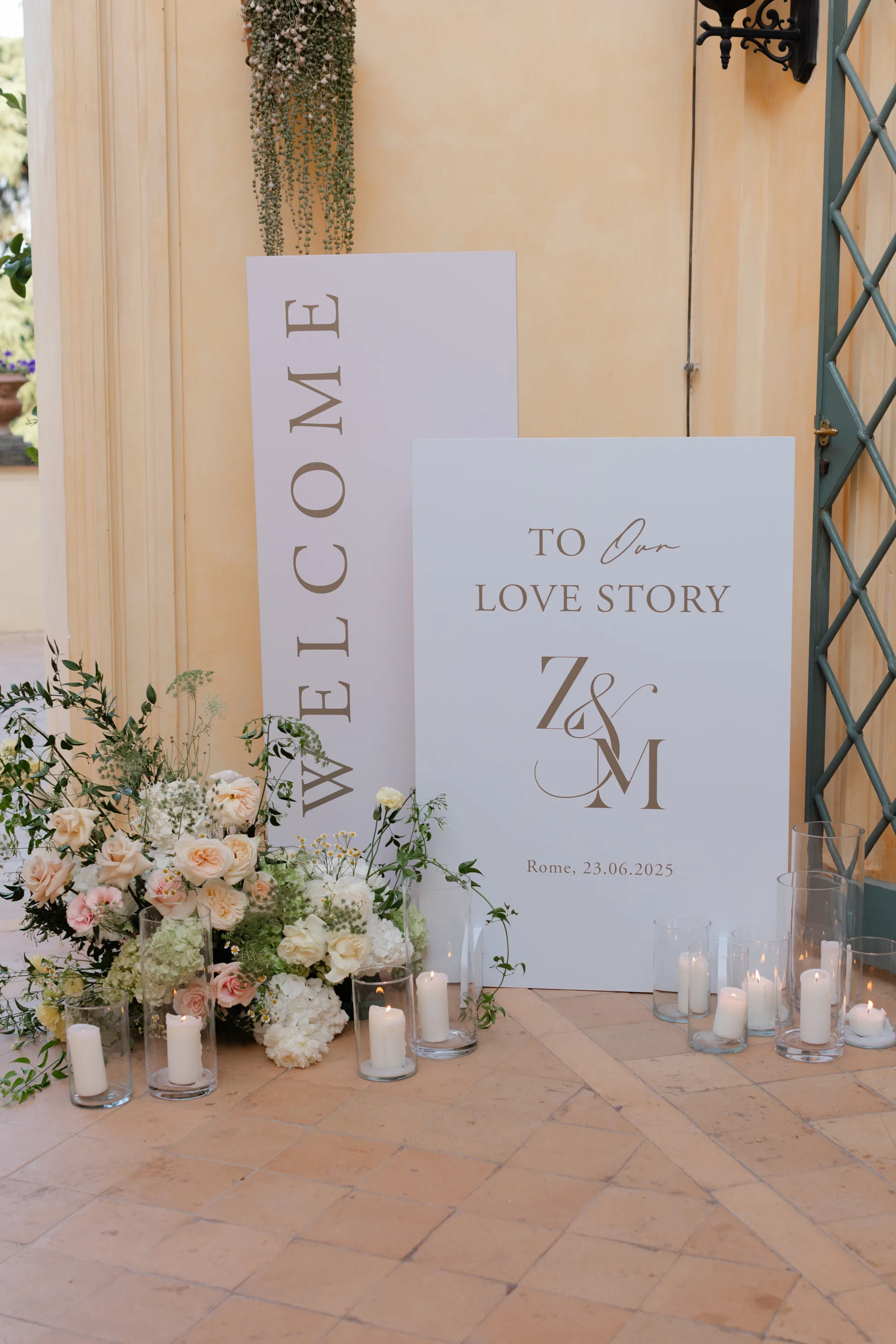 Romantic Catholic Church Wedding Rome Italy SM Weddings.132 - Megan Wore Milla Nova for her Classic and Elegant Wedding at Villa Aurelia in Rome Romantic Catholic Church Wedding Rome Italy SM Weddings.132