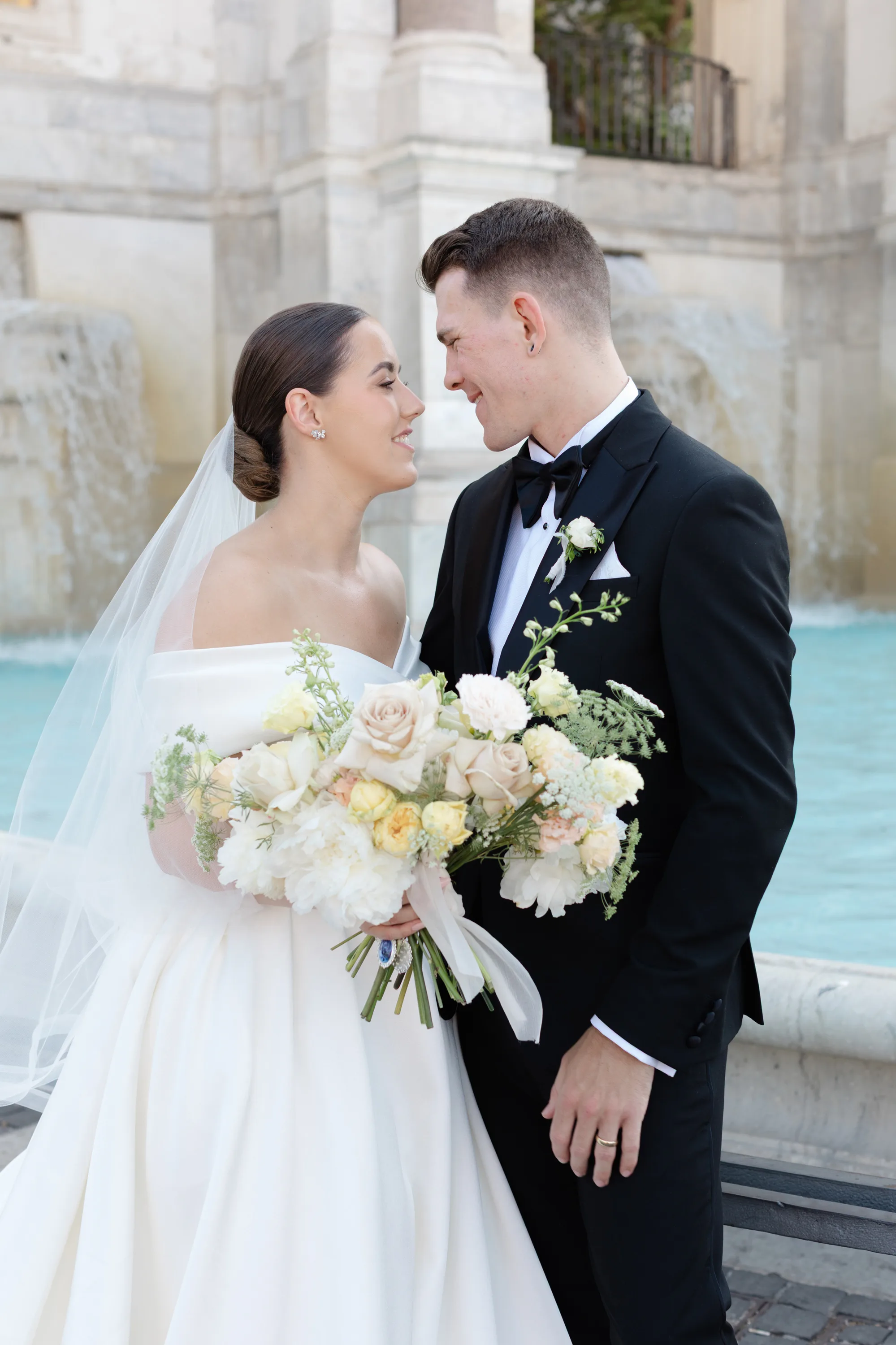 Romantic Catholic Church Wedding Rome Italy SM Weddings.80 - Megan Wore Milla Nova for her Classic and Elegant Wedding at Villa Aurelia in Rome Romantic Catholic Church Wedding Rome Italy SM Weddings.80