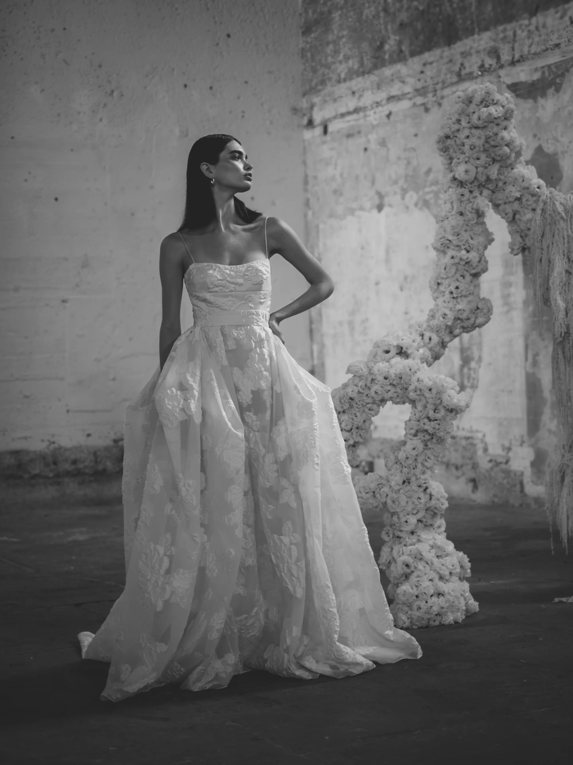 UNBRIDLED STUDIO FIONA FLEUR SOCIAL 14 1 - UNBRIDLED STUDIO: The Label Redefining Modern Bridal Fashion And A Designer You Need To Know UNBRIDLED STUDIO x Fiona Fleur - a capsule collection for modern brides inspired by flowers. The Lisianthus gown.