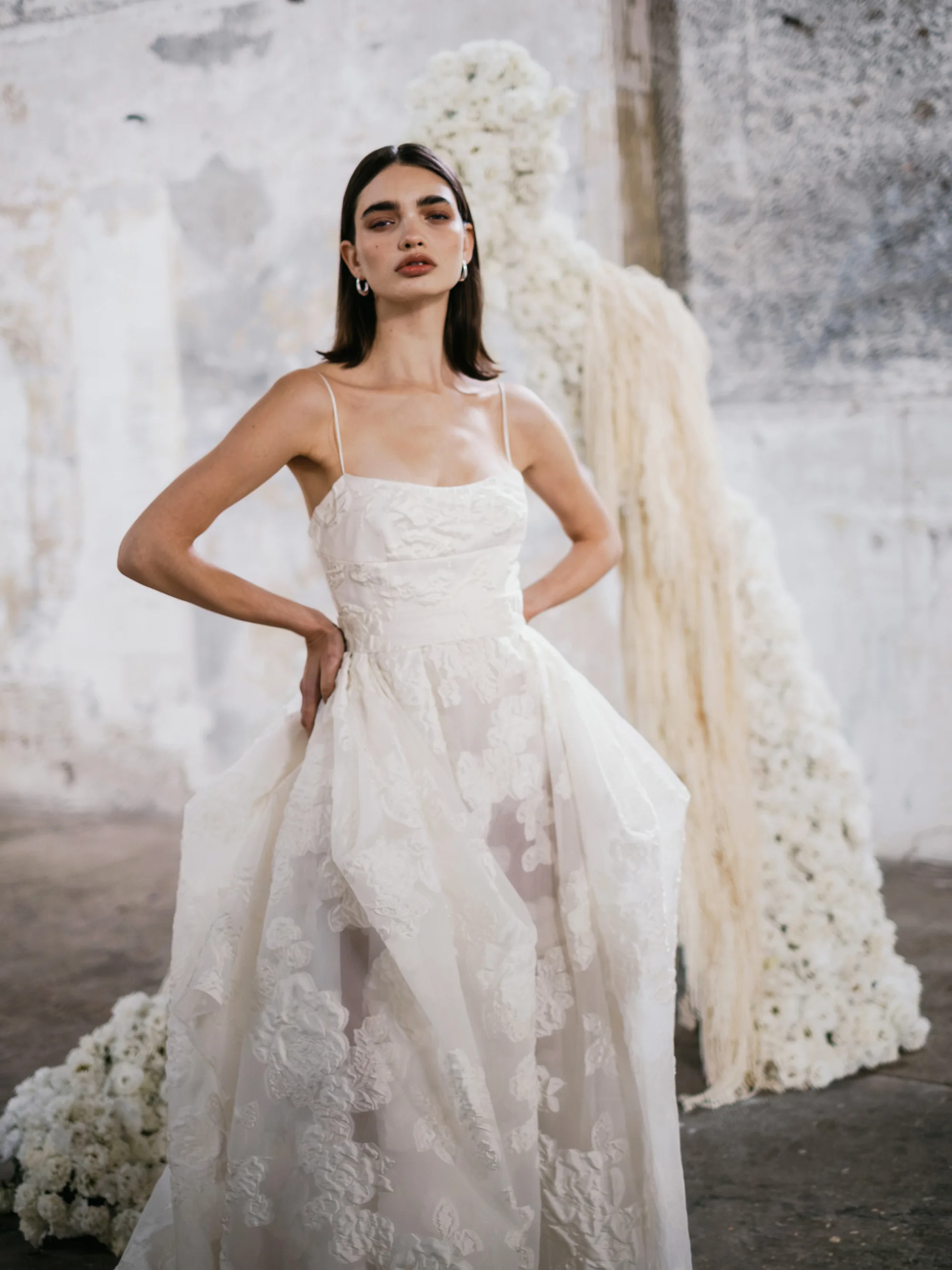 UNBRIDLED STUDIO FIONA FLEUR SOCIAL 19 - UNBRIDLED STUDIO: The Label Redefining Modern Bridal Fashion And A Designer You Need To Know UNBRIDLED STUDIO x Fiona Fleur - a capsule collection for modern brides inspired by flowers. The Lisianthus gown and layering skirt.
