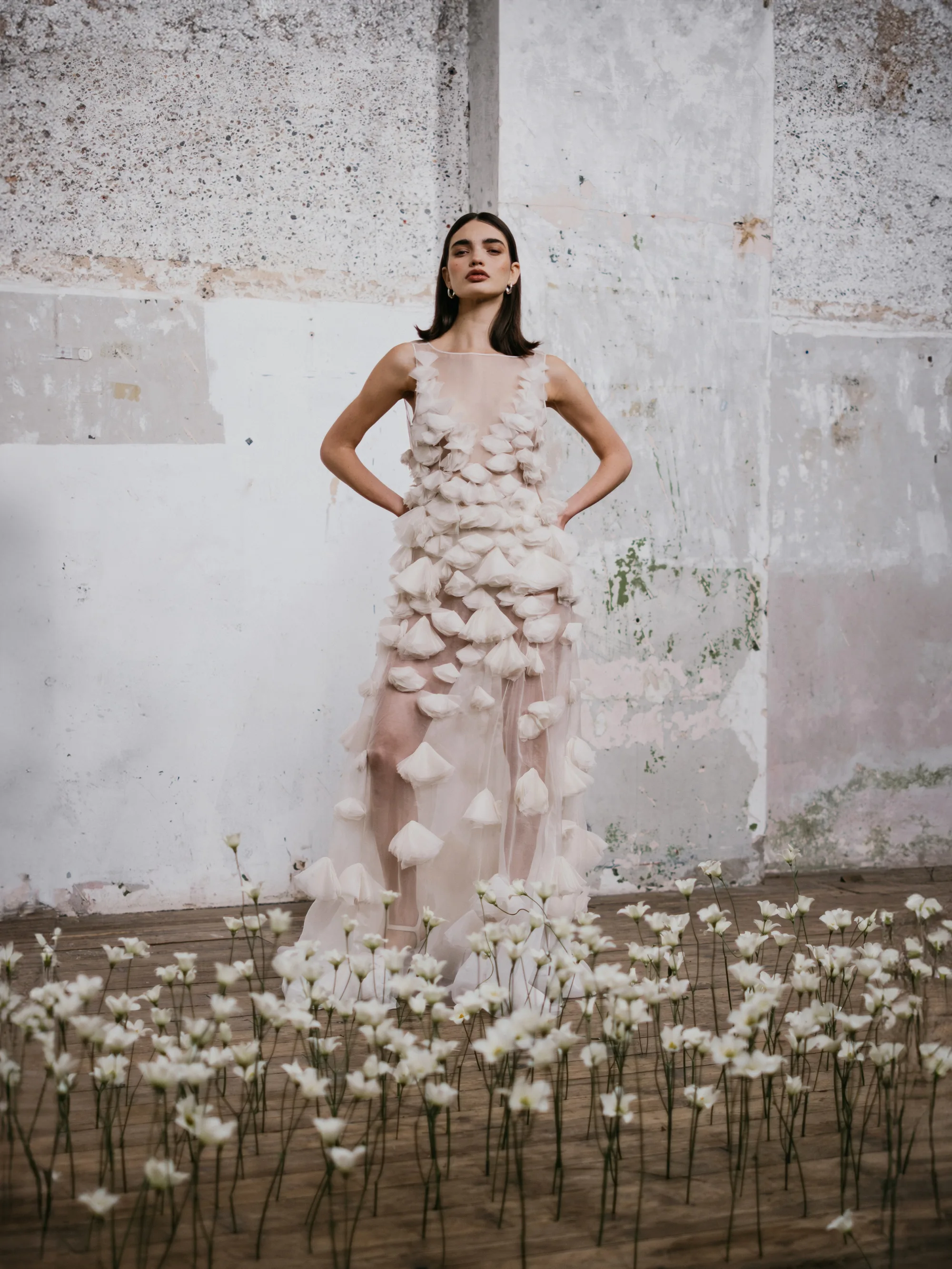 UNBRIDLED STUDIO FIONA FLEUR SOCIAL 52 - UNBRIDLED STUDIO: The Label Redefining Modern Bridal Fashion And A Designer You Need To Know UNBRIDLED STUDIO x Fiona Fleur - a capsule collection for modern brides inspired by flowers. The Dandelion gown.