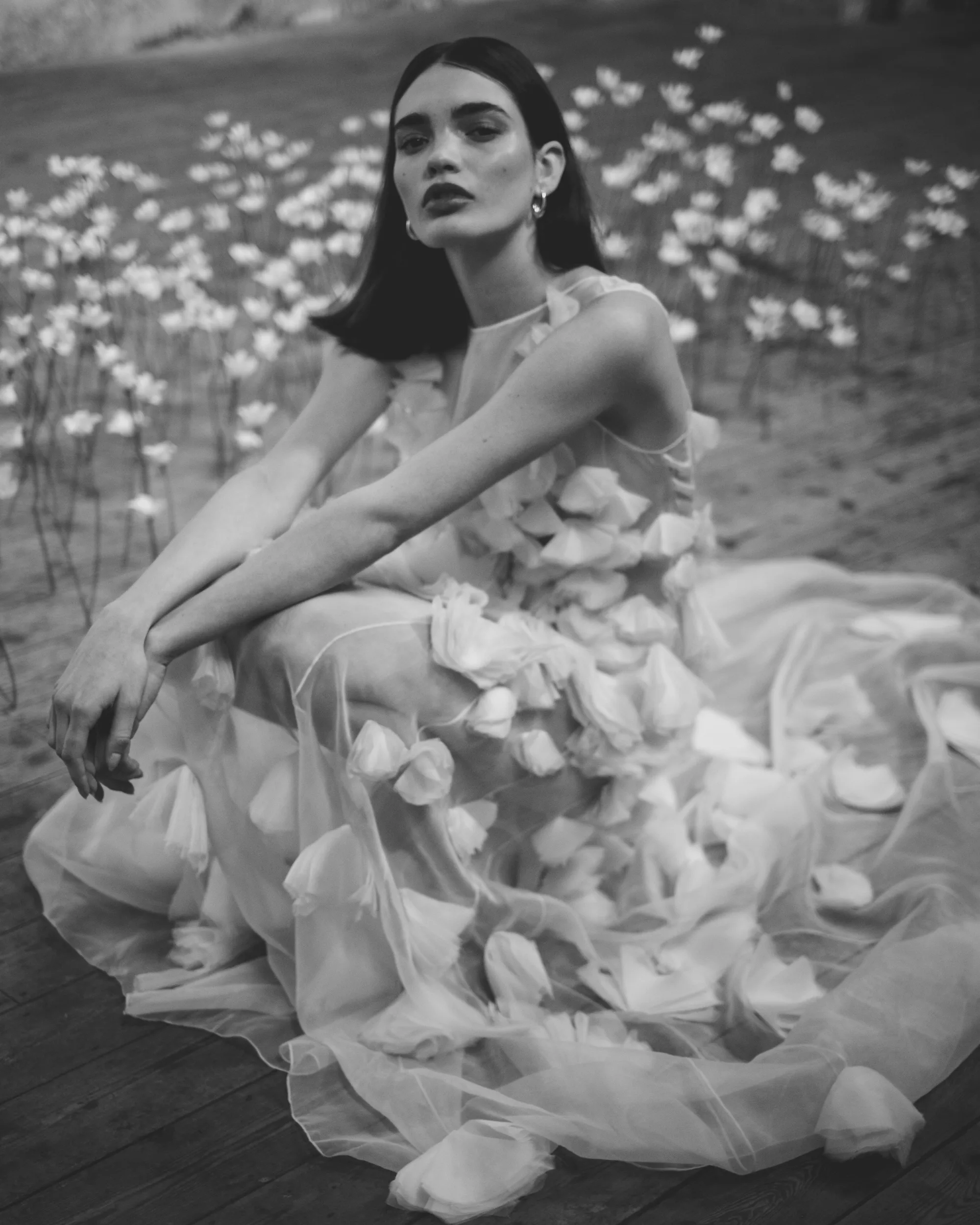 UNBRIDLED STUDIO FIONA FLEUR SOCIAL 60 - UNBRIDLED STUDIO: The Label Redefining Modern Bridal Fashion And A Designer You Need To Know UNBRIDLED STUDIO x Fiona Fleur - a capsule collection for modern brides inspired by flowers. The Sweetpea gown.