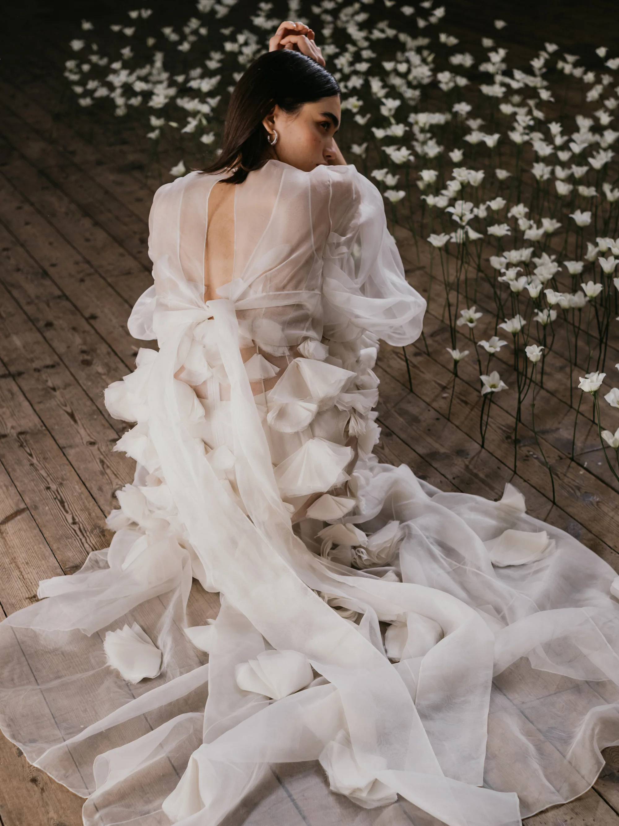 UNBRIDLED STUDIO FIONA FLEUR SOCIAL 72 1 - UNBRIDLED STUDIO: The Label Redefining Modern Bridal Fashion And A Designer You Need To Know UNBRIDLED STUDIO x Fiona Fleur - a capsule collection for modern brides inspired by flowers. The Sweetpea gown.
