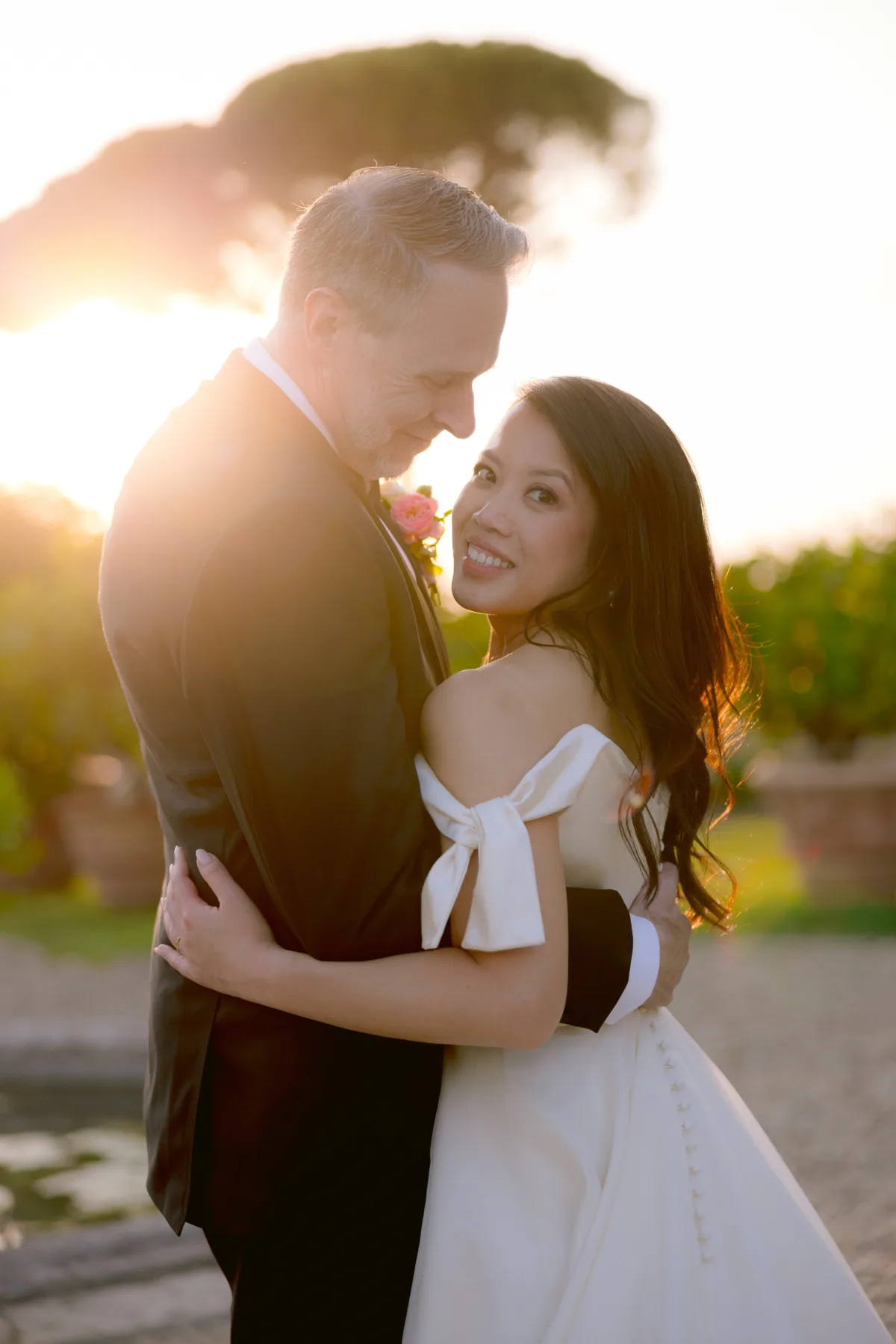 Phillipa Lepley Bride at Villa Gamberaia