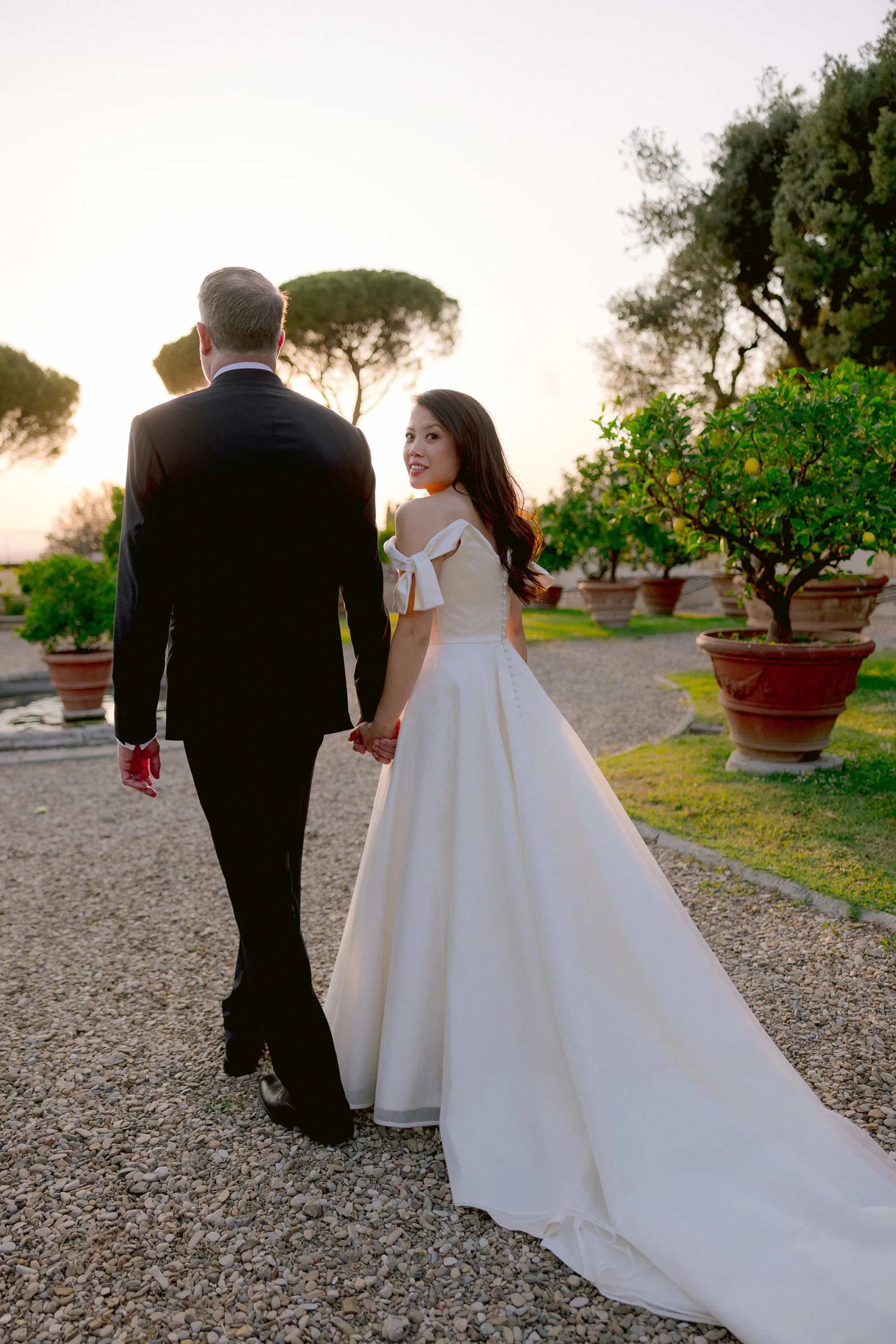 Villa Gameraia Wedding Tuscany Phillipa Lepley Bride.144 - Katy Wore Phillipa Lepley for her Romantic Tuscan Wedding at Villa Gamberaia Villa Gameraia Wedding Tuscany Phillipa Lepley Bride.144