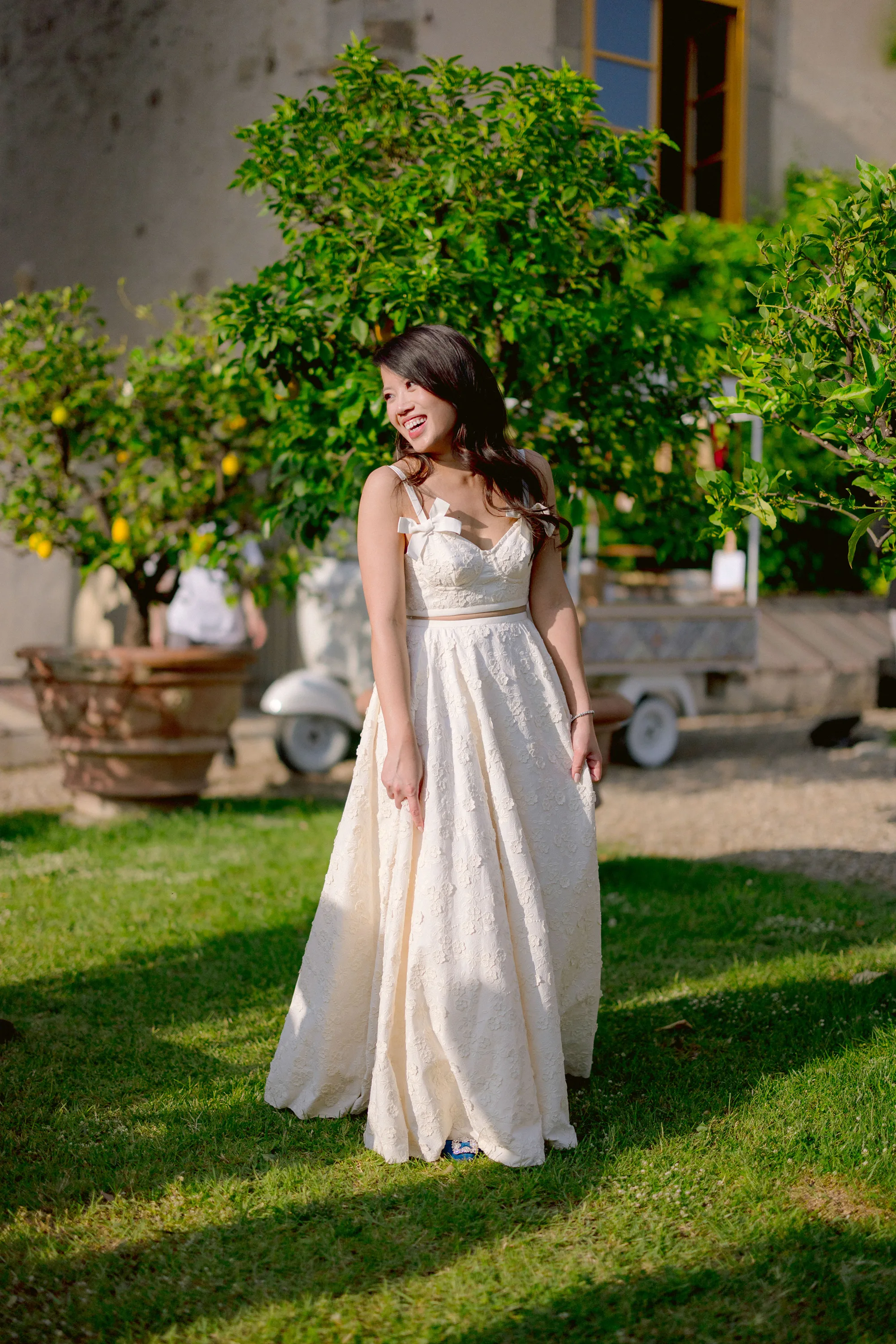 Villa Gameraia Wedding Tuscany Phillipa Lepley Bride.36 - Katy Wore Phillipa Lepley for her Romantic Tuscan Wedding at Villa Gamberaia Villa Gameraia Wedding Tuscany Phillipa Lepley Bride.36