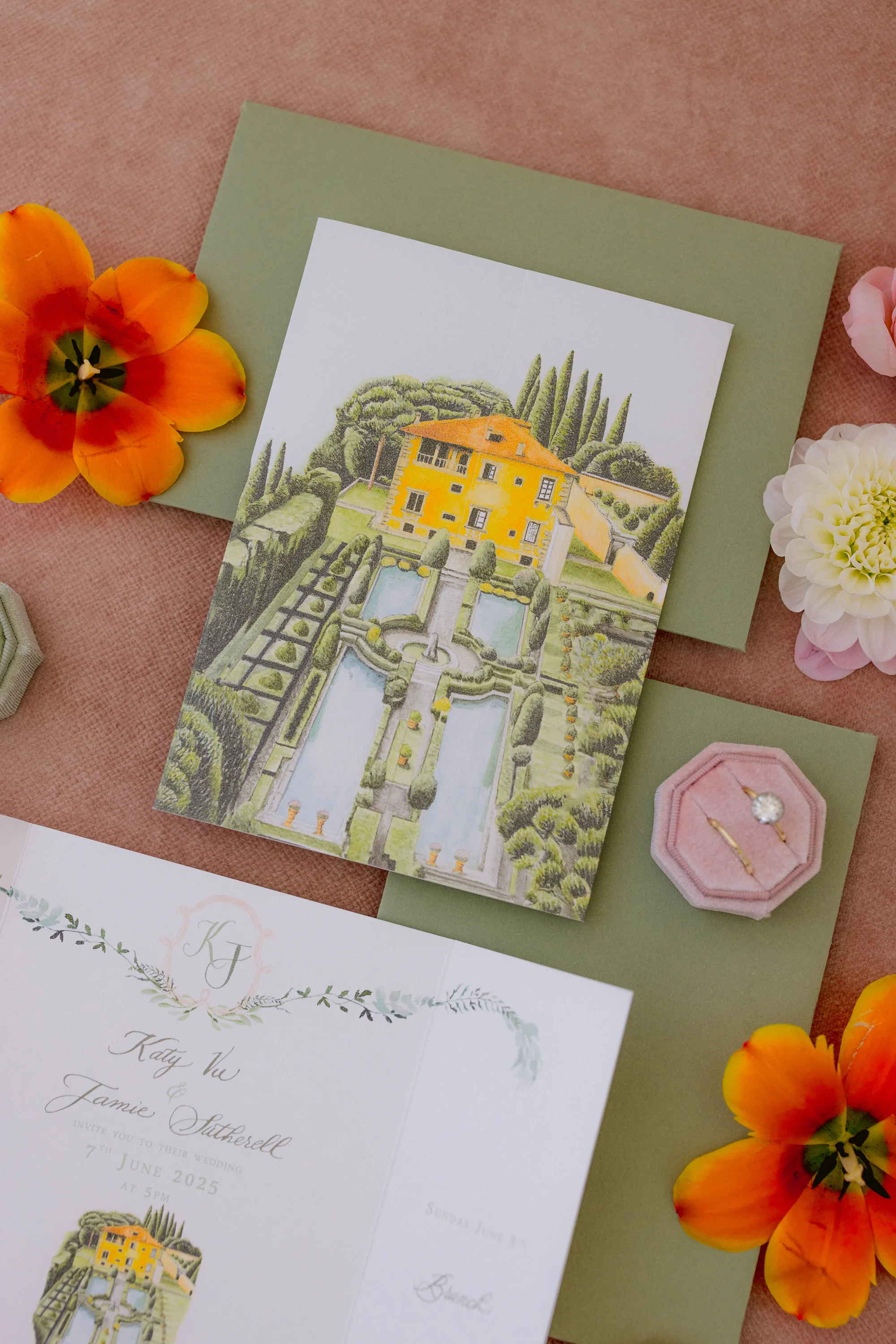 Villa Gameraia Wedding Tuscany Phillipa Lepley Bride.49 - Katy Wore Phillipa Lepley for her Romantic Tuscan Wedding at Villa Gamberaia Villa Gameraia Wedding Tuscany Phillipa Lepley Bride.49