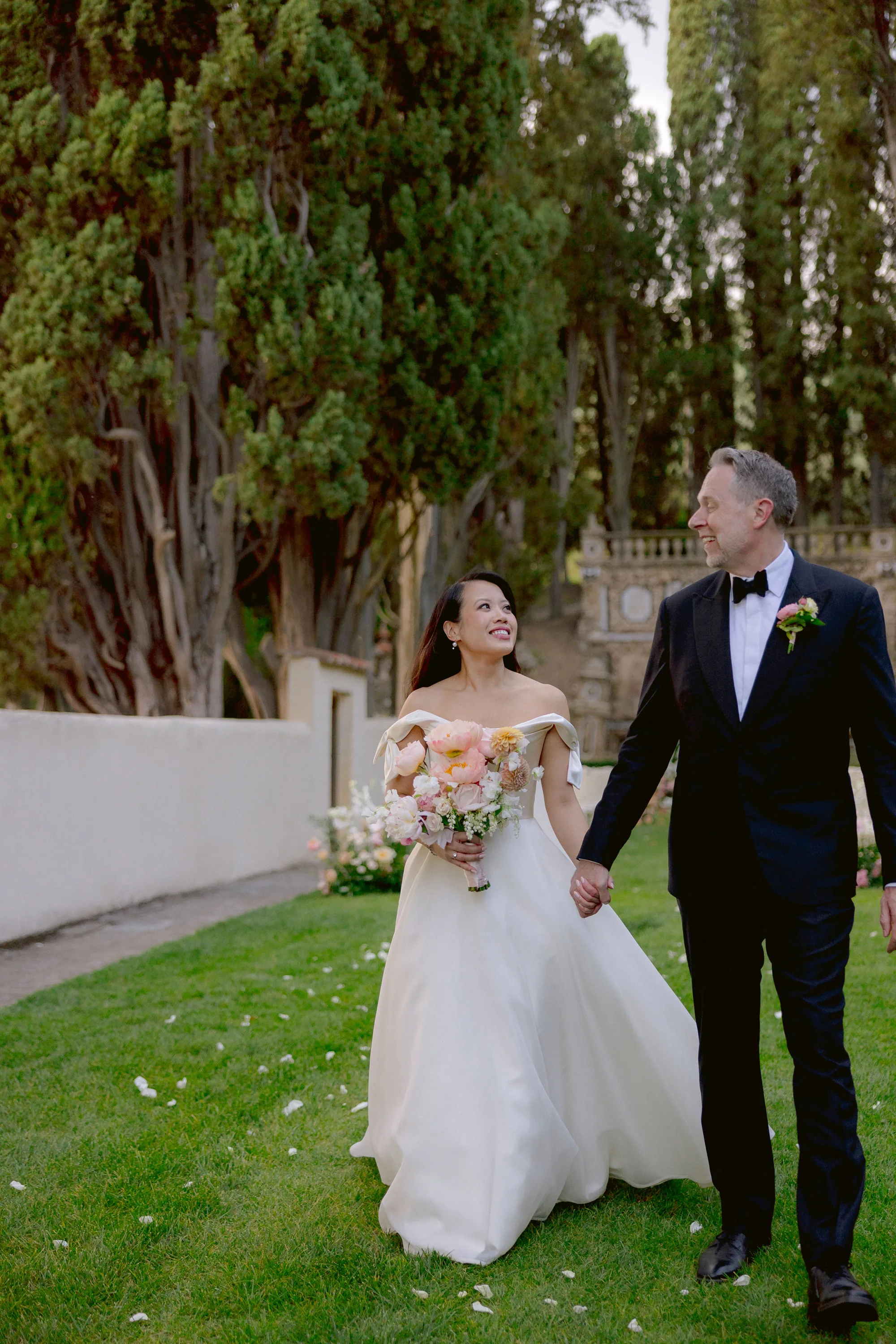 Villa Gameraia Wedding Tuscany Phillipa Lepley Bride.94 - Katy Wore Phillipa Lepley for her Romantic Tuscan Wedding at Villa Gamberaia Villa Gameraia Wedding Tuscany Phillipa Lepley Bride.94