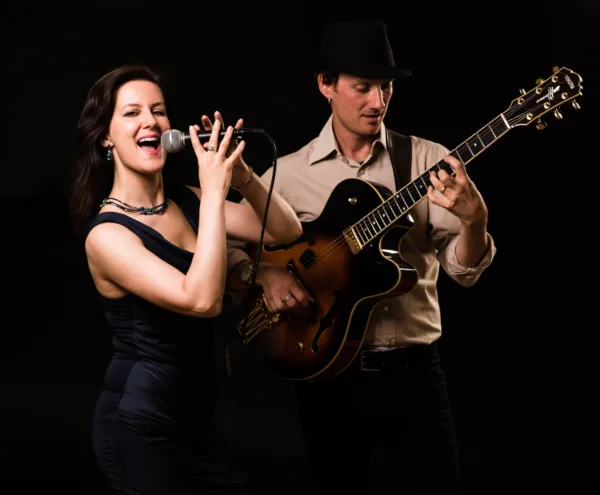 Wedding Singer and Guitarist Performing
