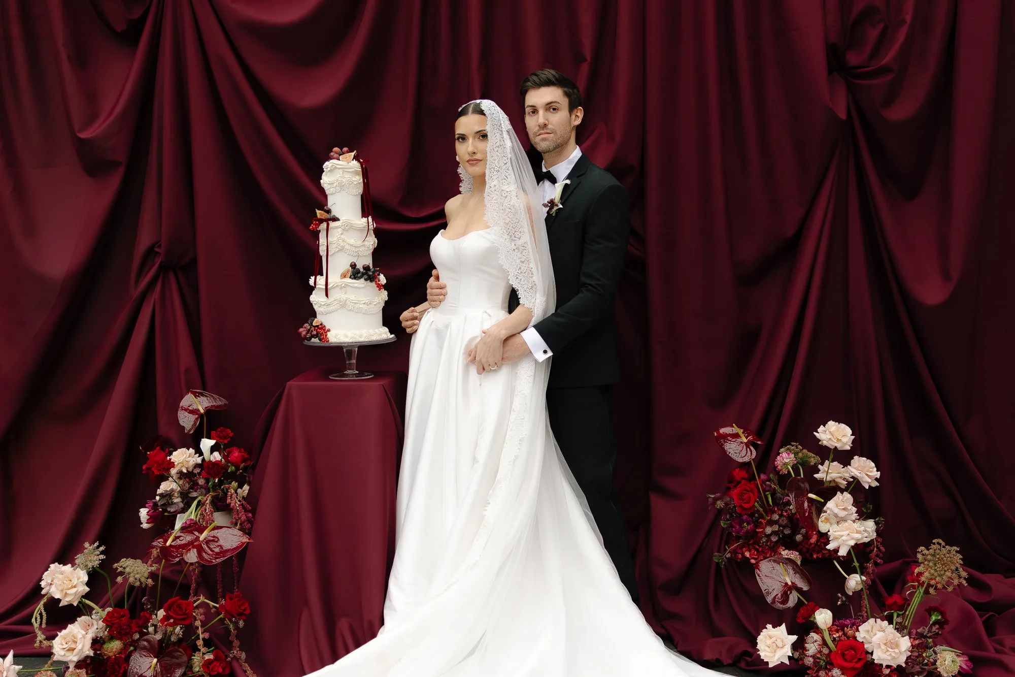 Matrimony in Merlot: Modern Romantic Wedding Inspiration