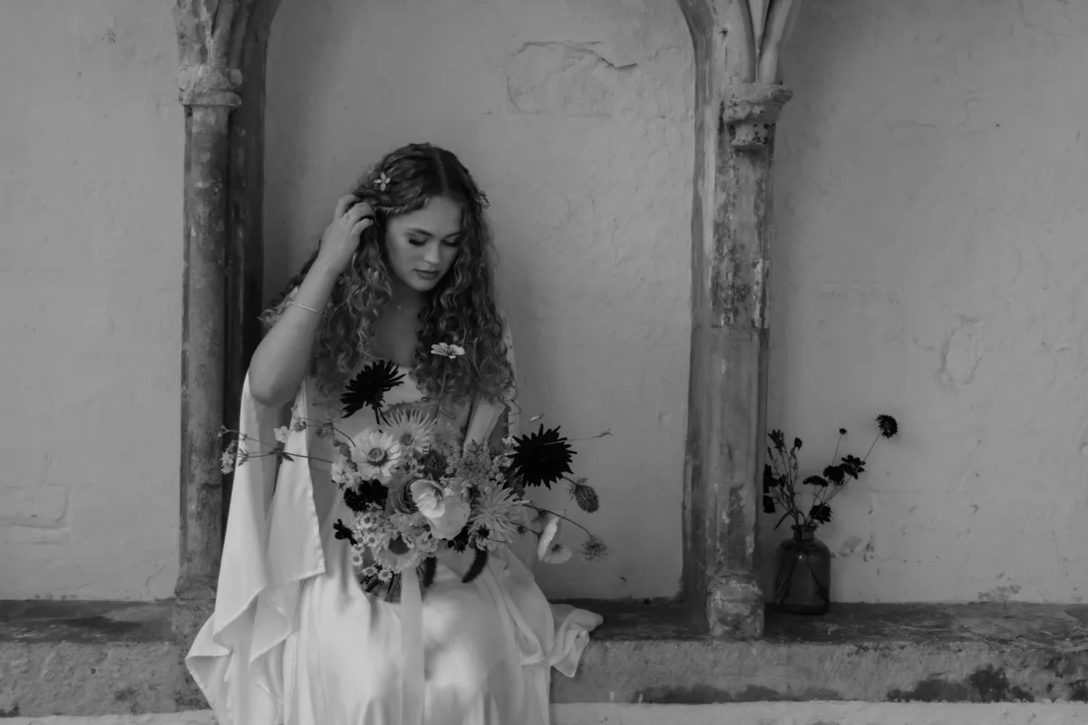 Pre-Raphaelite Bridal Editorial | The Guildhall Chichester