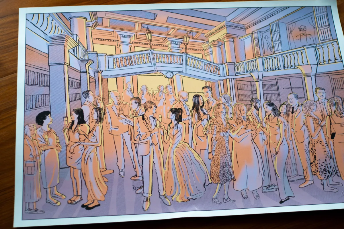 Kuznicki Live Wedding Illustration & Guest Paintings