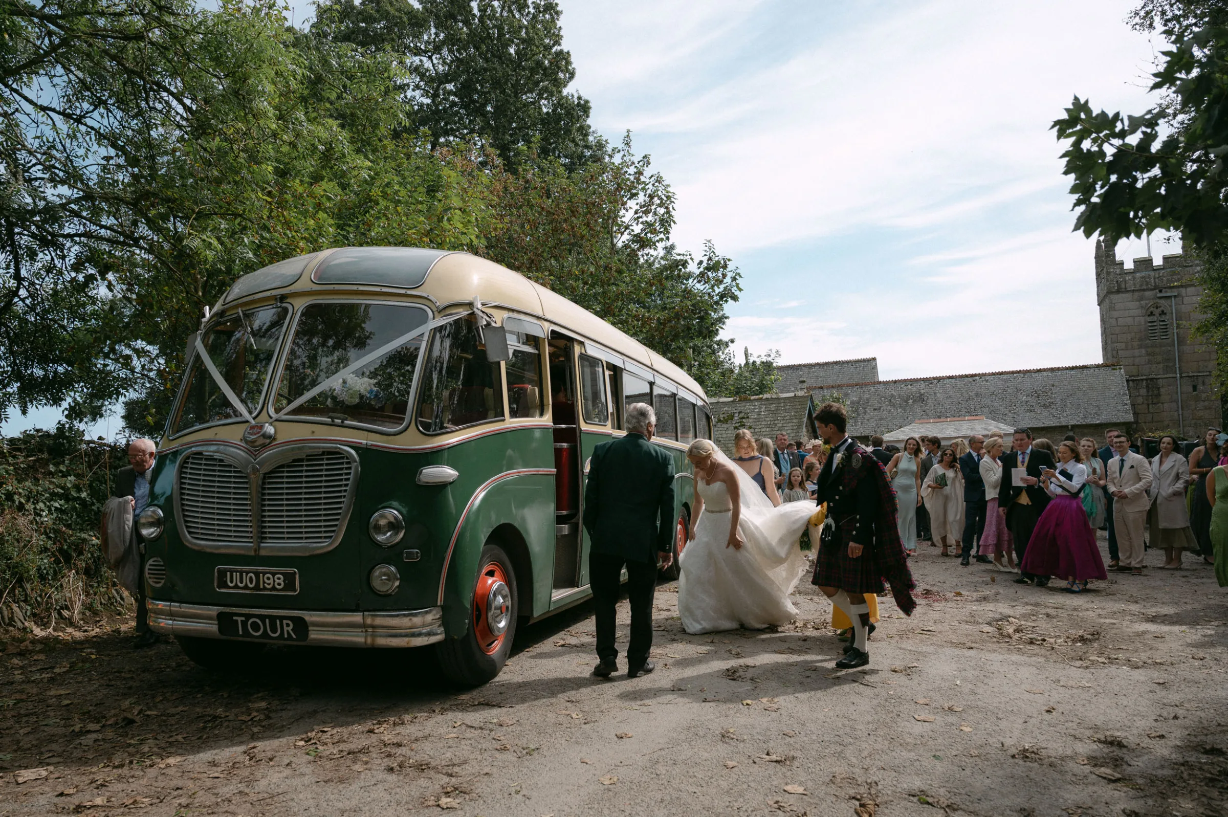 Roscarrock Farm Wedding & Suzanne Neville Bride