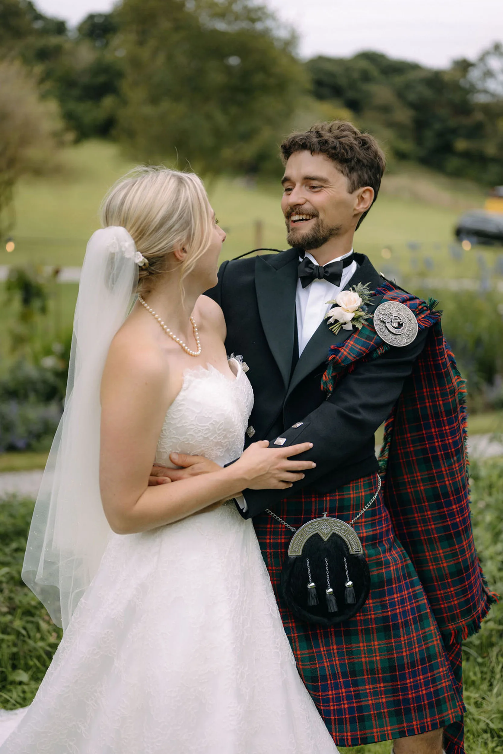 Roscarrock Farm Wedding & Suzanne Neville Bride