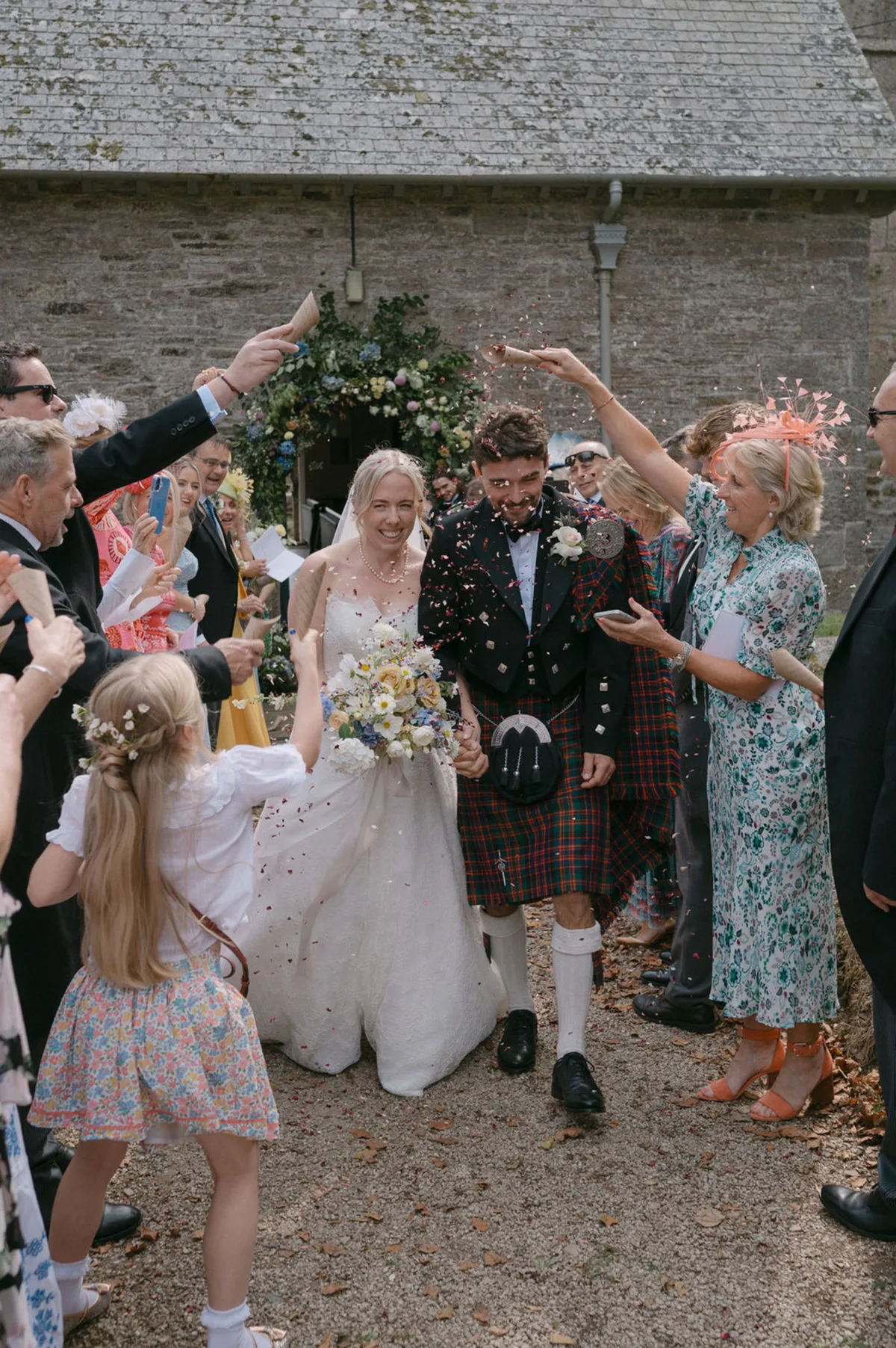 Roscarrock Farm Wedding & Suzanne Neville Bride