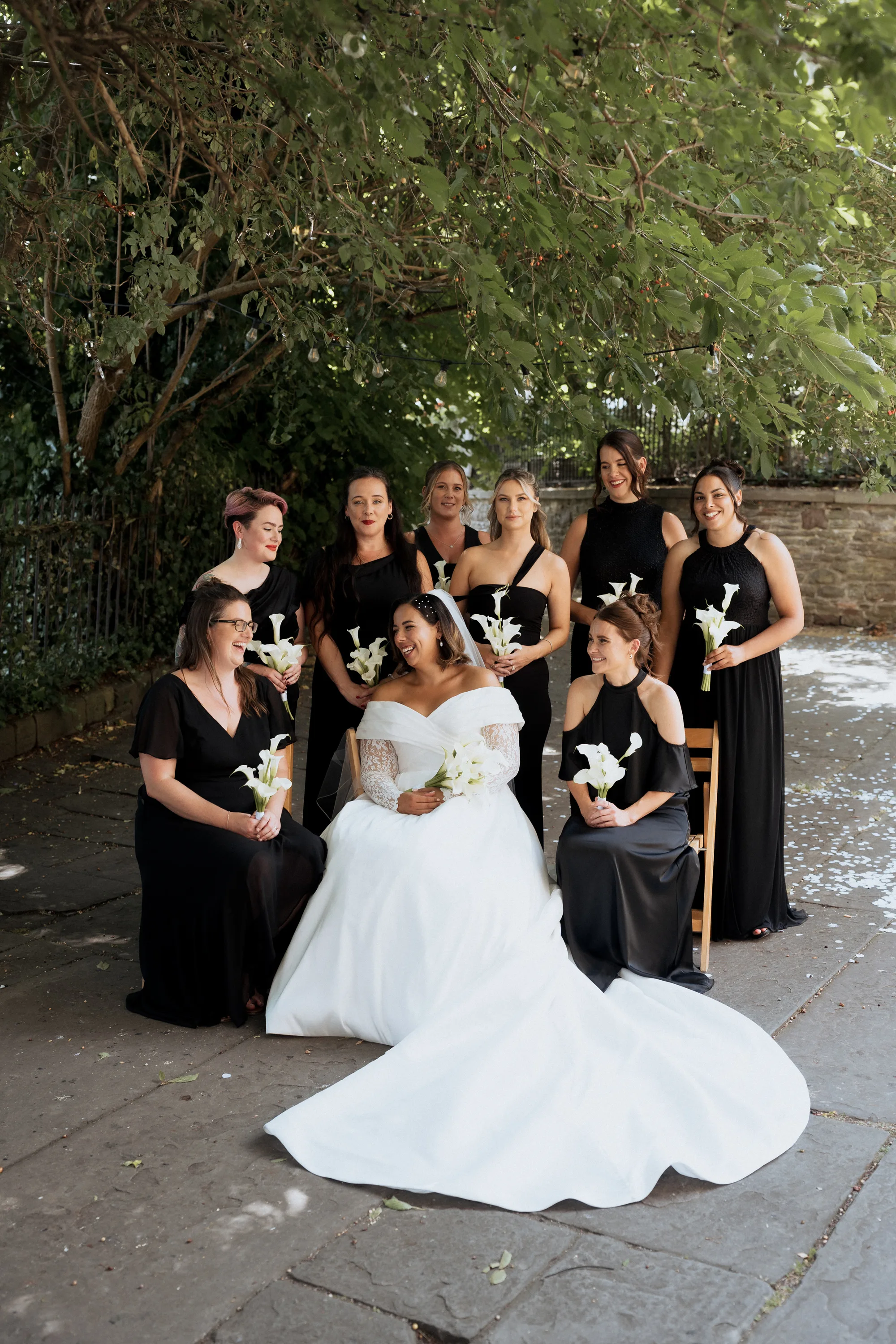 Old Hollywood Inspired Black Tie Wedding | The Mount Without