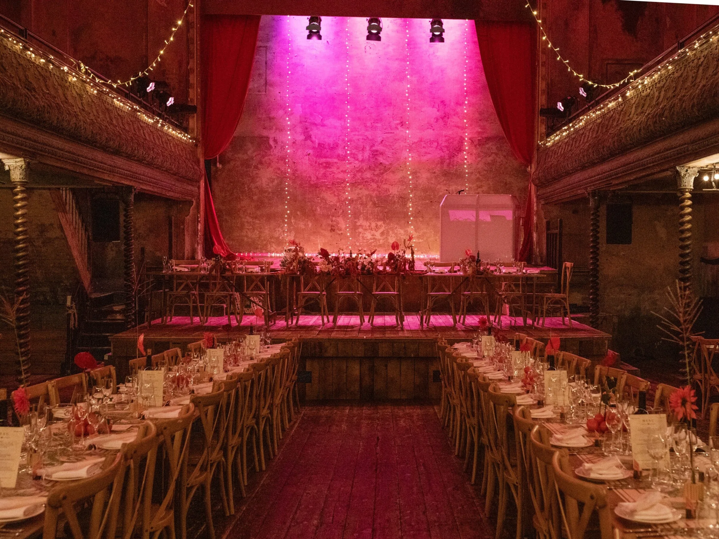 A 1950's Inspired Wilton's Music Hall Wedding