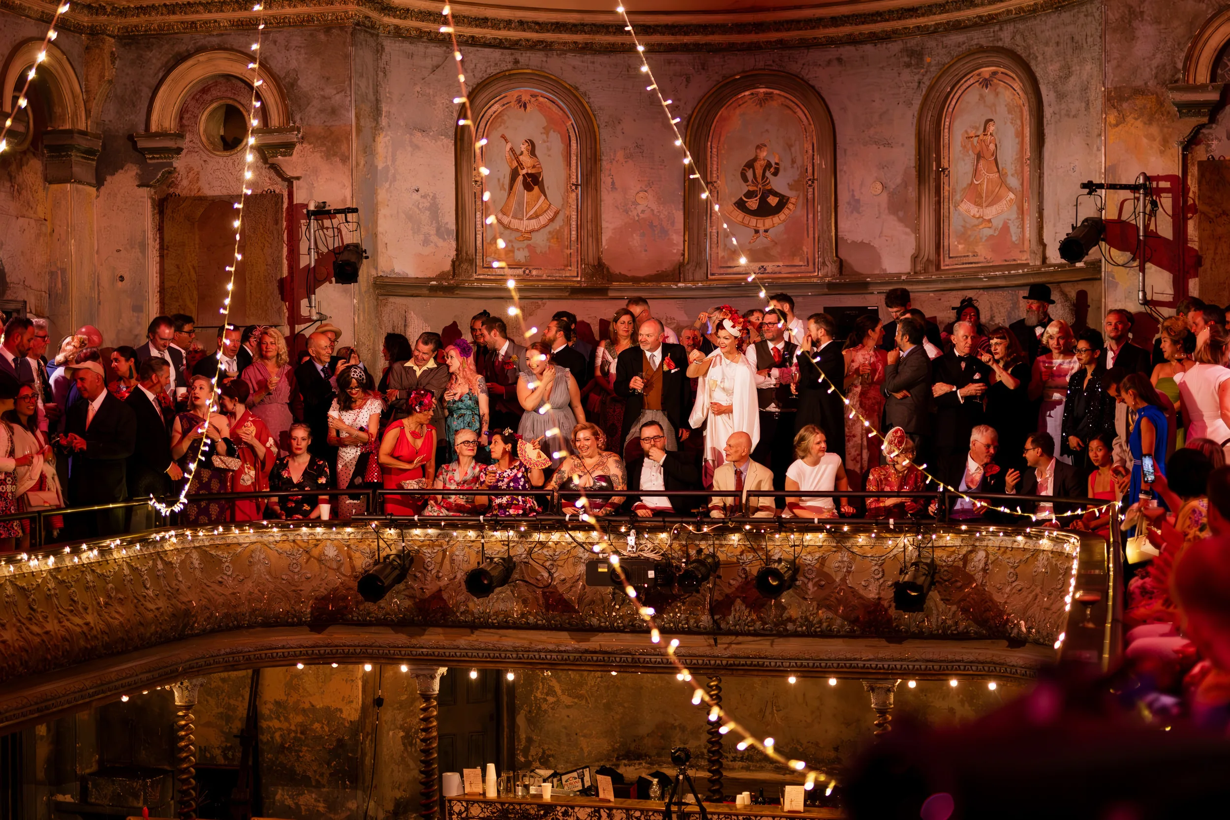 A 1950's Inspired Wilton's Music Hall Wedding