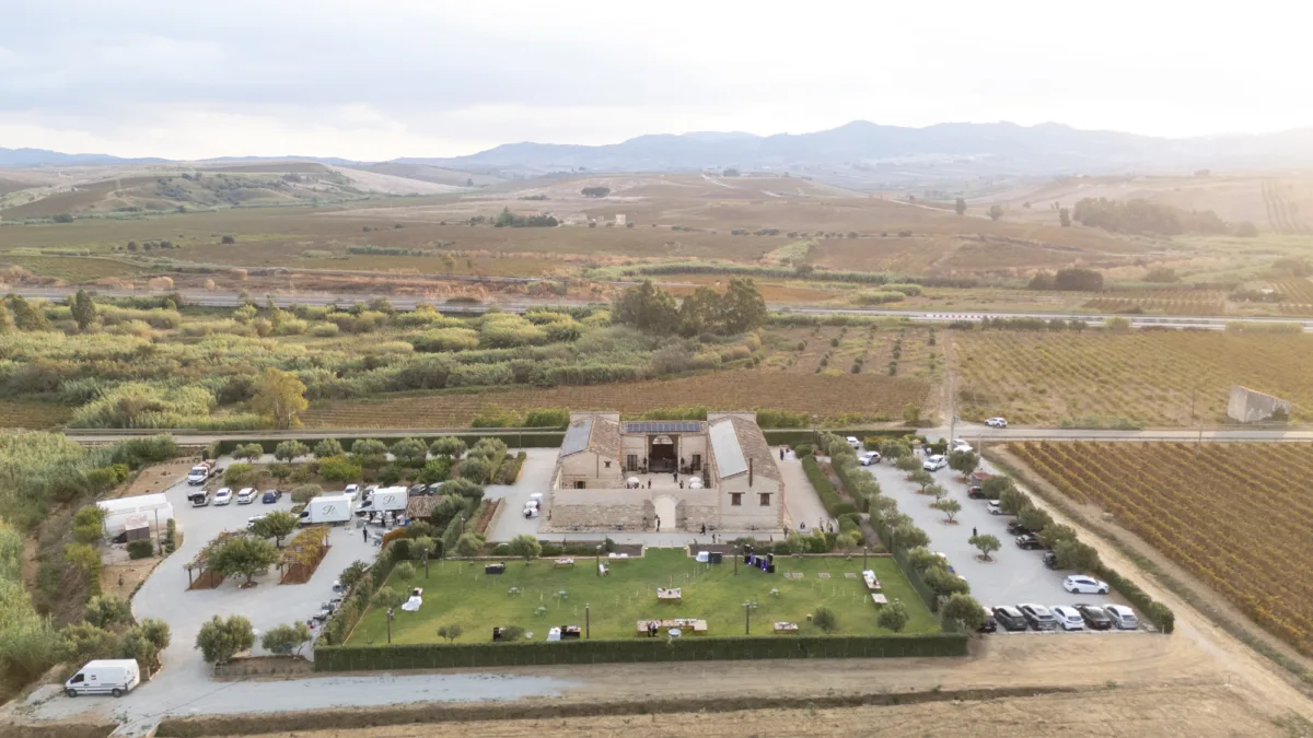 Baglio Passofondo drone shots wedding Itealy.12 - Wedding Planner Federica's Romantic Sicily Wedding at Baglio Passofondo, Alcamo Baglio Passofondo drone shots wedding Itealy.12