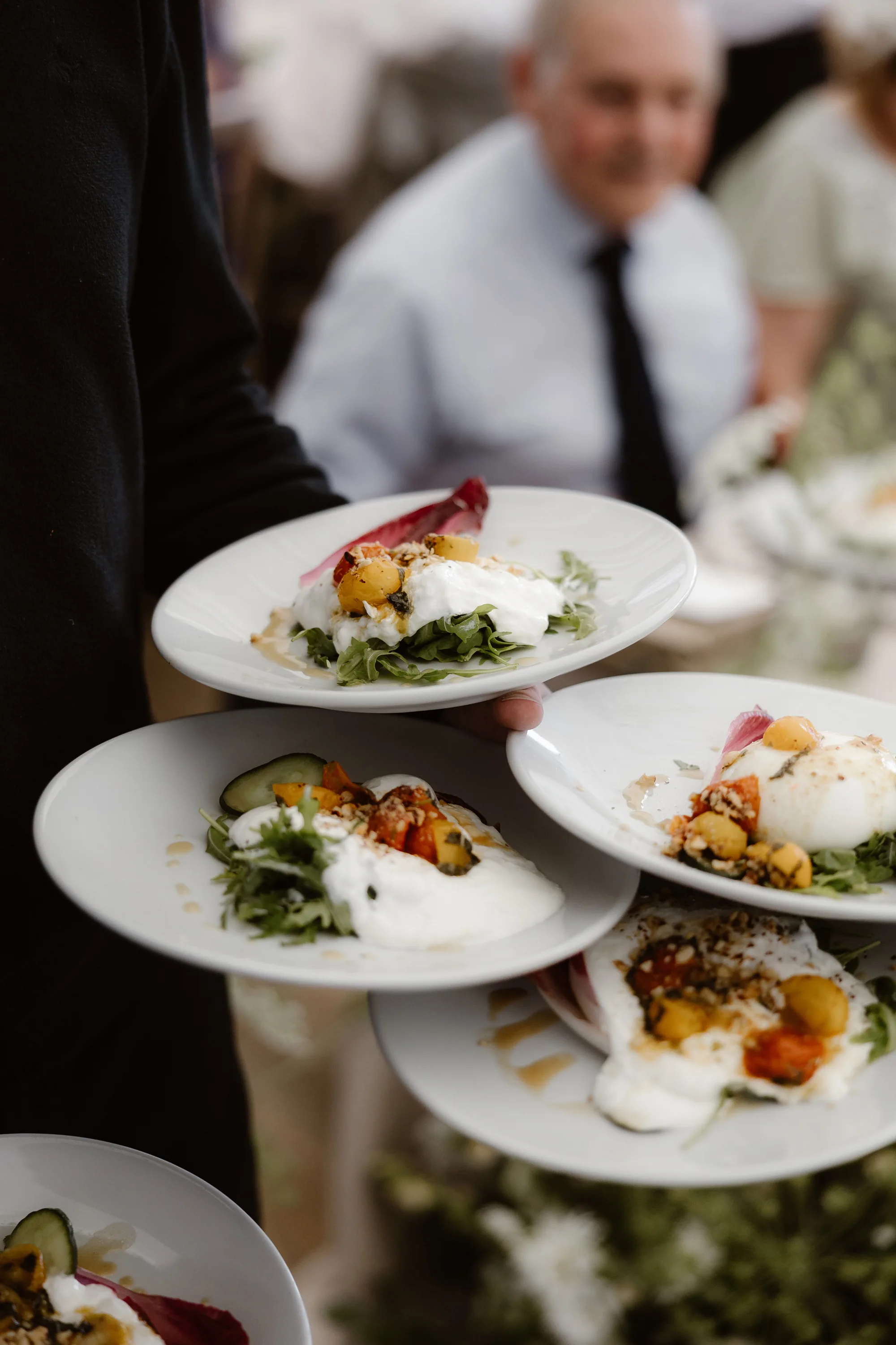 Capesthorne Hall Summer Wedding Jessica Sharpe Wedding Planner Jono Symonds Love My Dress.93 - Sophie & Dimitri's Beautiful, Relaxed & Elegant Wedding Weekend at Capesthorne Hall in Cheshire Close up shot of wedding catering
