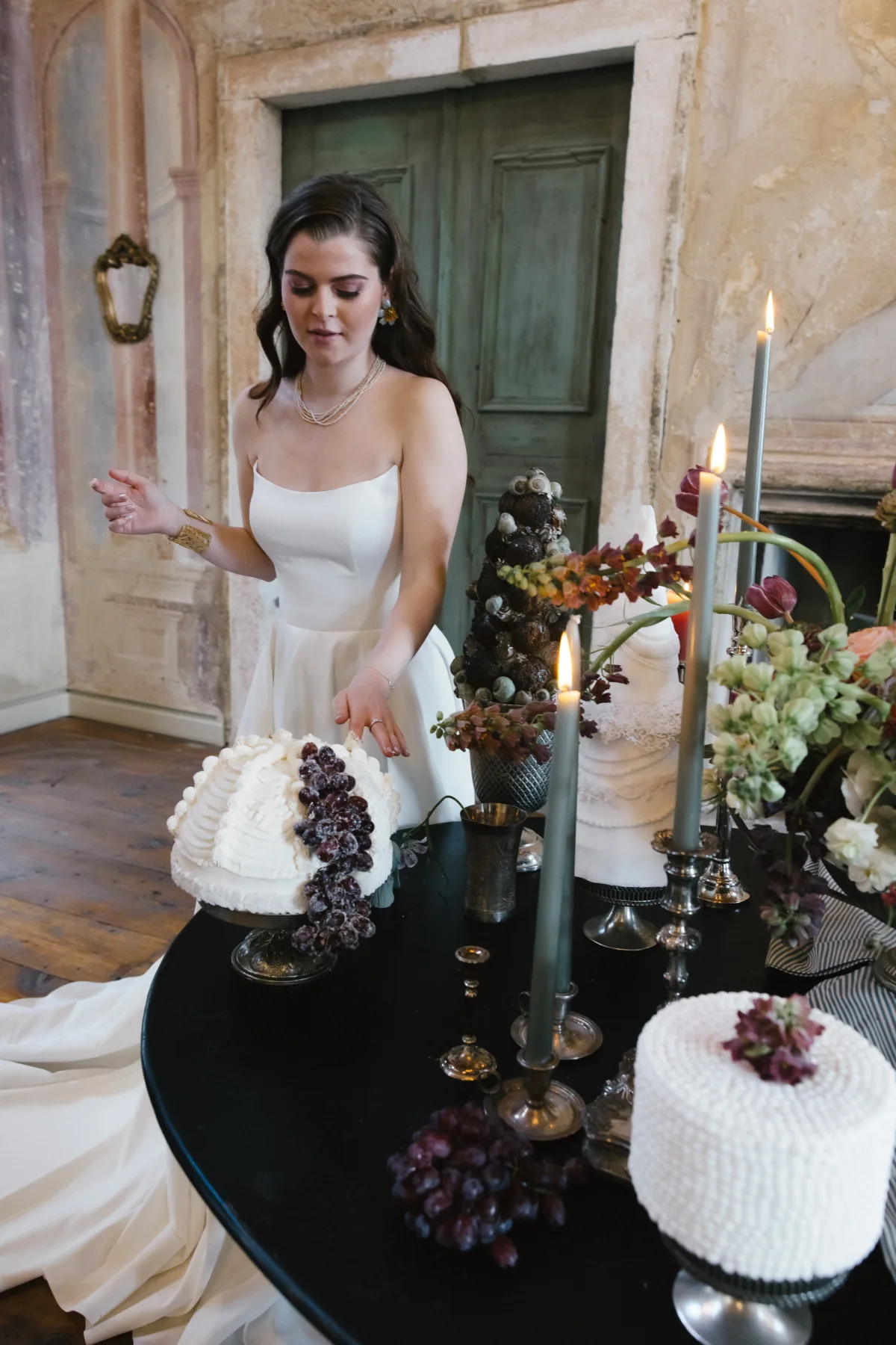 Castle Haggenberg Bridal Editorial Austria Romantic Baroque Inspired.75