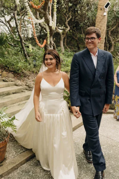 Danielle Frankel Bride Leslie DeAnne Photography.50 - Home Olivia in Danielle Frankel for her Intimate, Modern & Non-Traditional Wedding