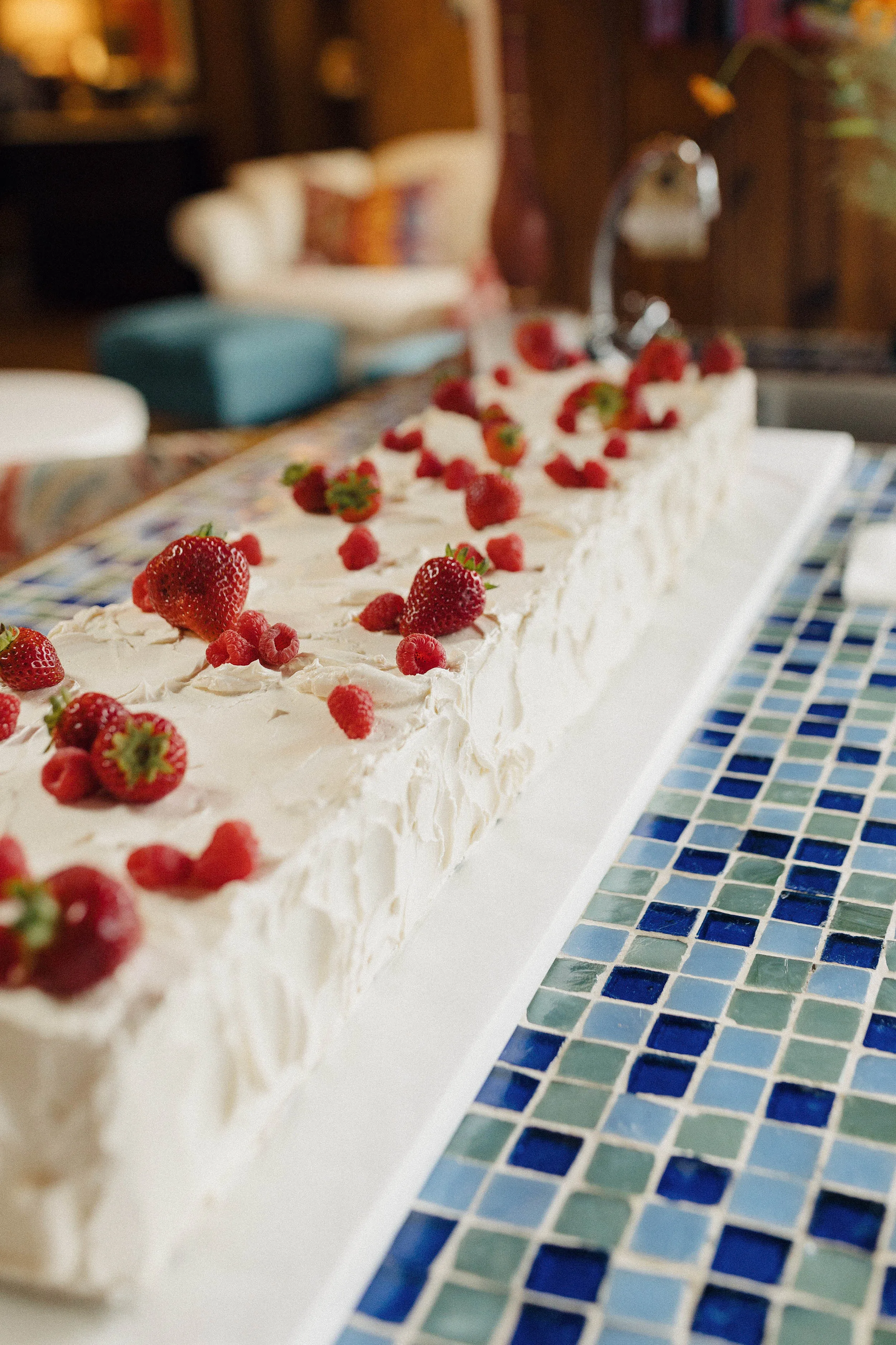 Danielle Frankel Bride Leslie DeAnne Photography.94 - Olivia in Danielle Frankel for her Intimate, Modern & Non-Traditional Wedding Long wedding with berries on top.