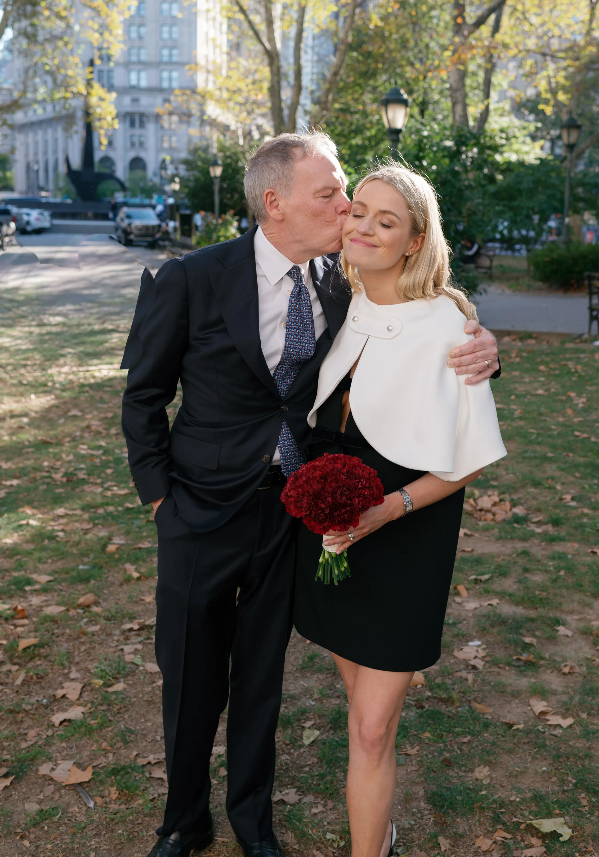 New York City Hall Wedding Mini Dress Lauren Vandame Photography.47