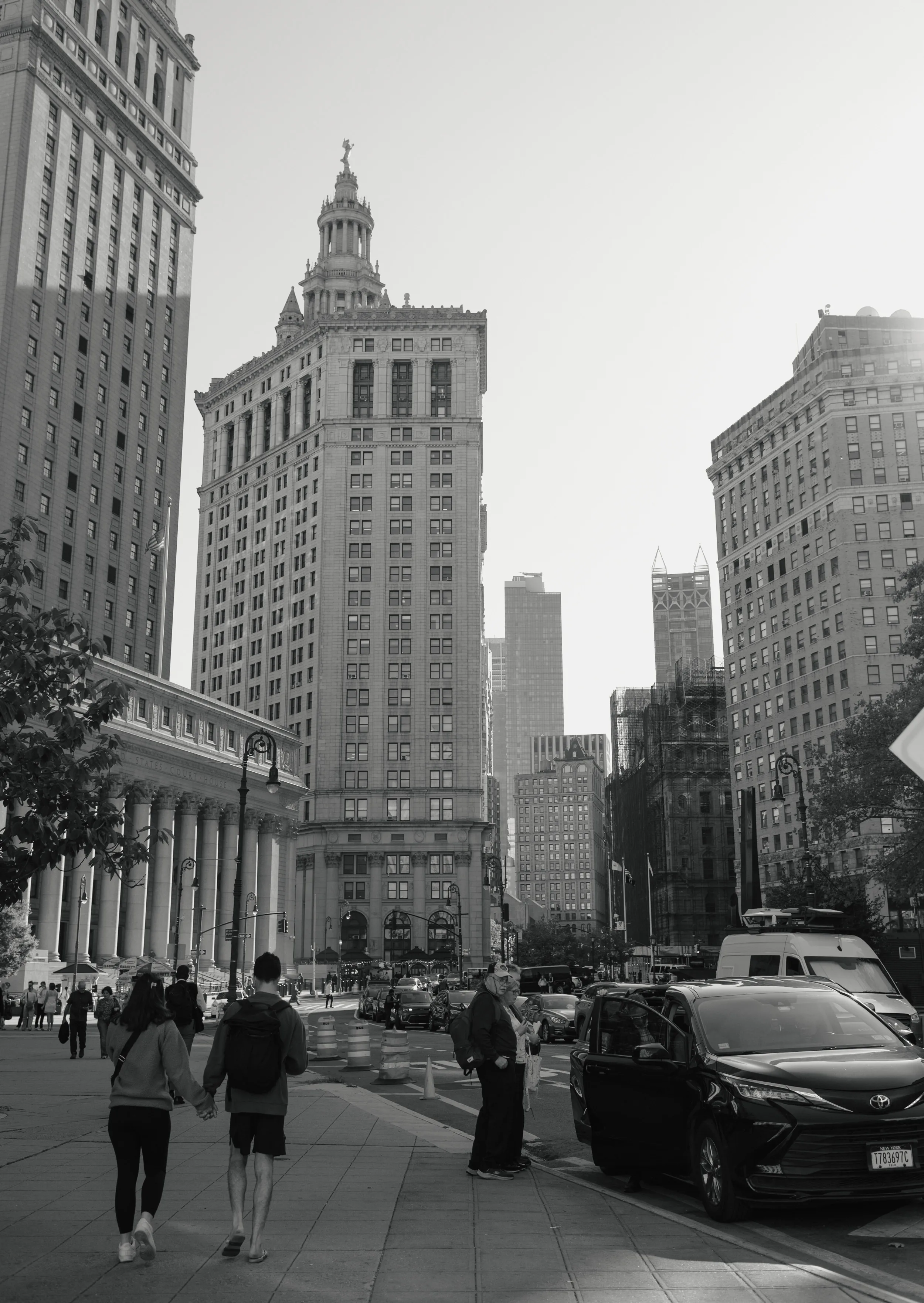 New York City Hall Wedding Mini Dress Lauren Vandame Photography.49