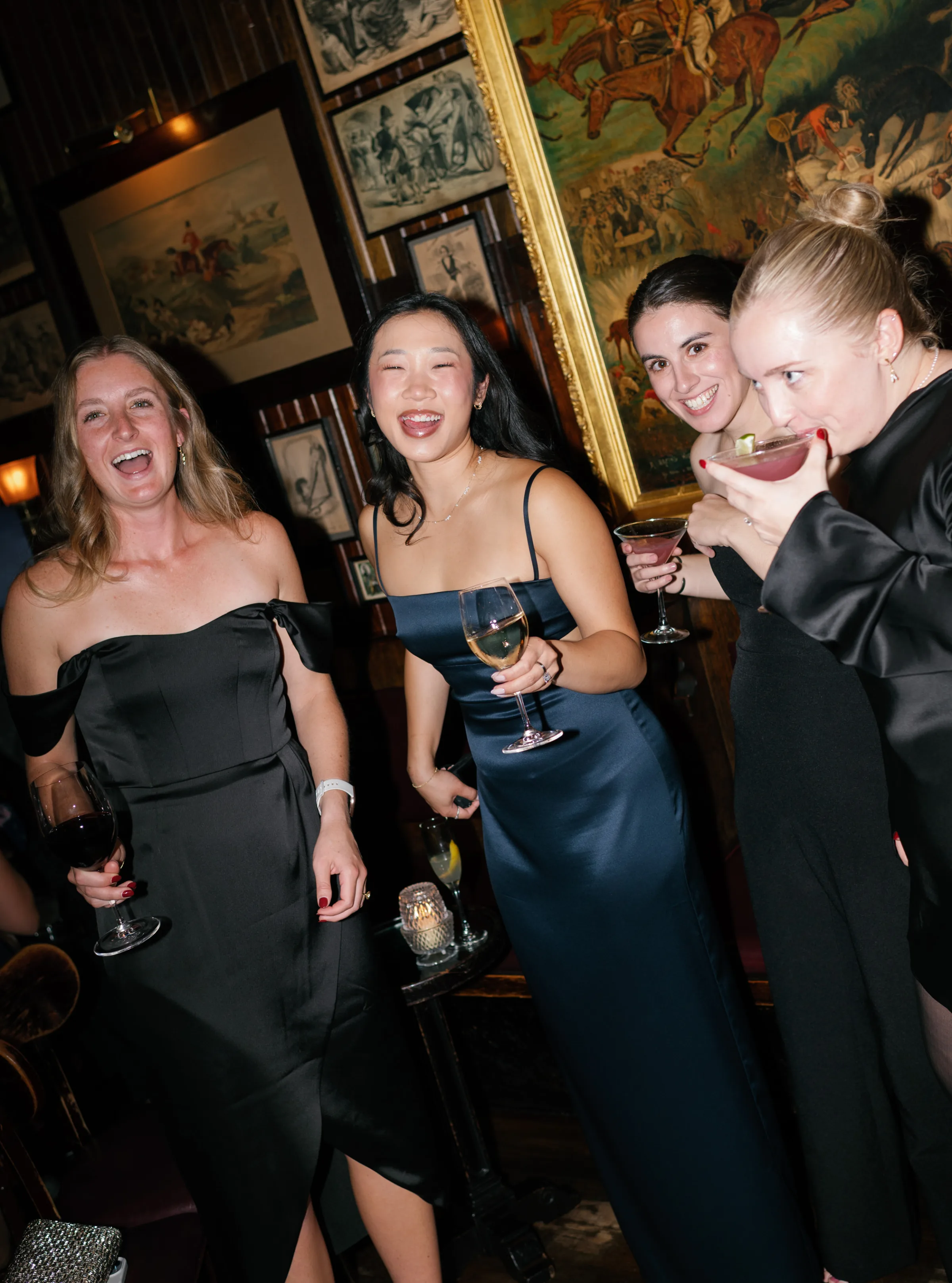 New York Keens Steakhouse Wedding Mini Dress Lauren Vandame Photography.68