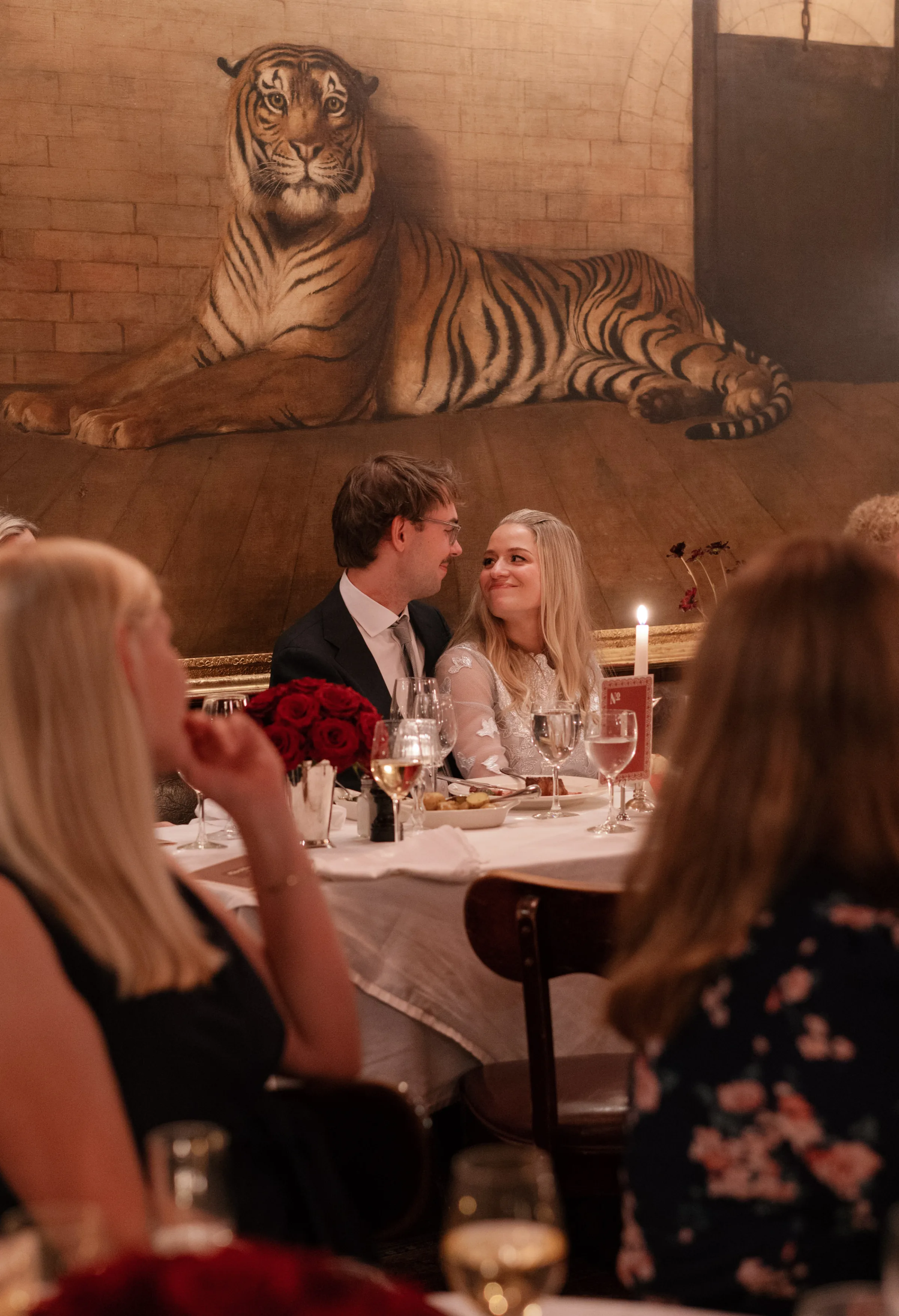 New York Keens Steakhouse Wedding Mini Dress Lauren Vandame Photography.77 1