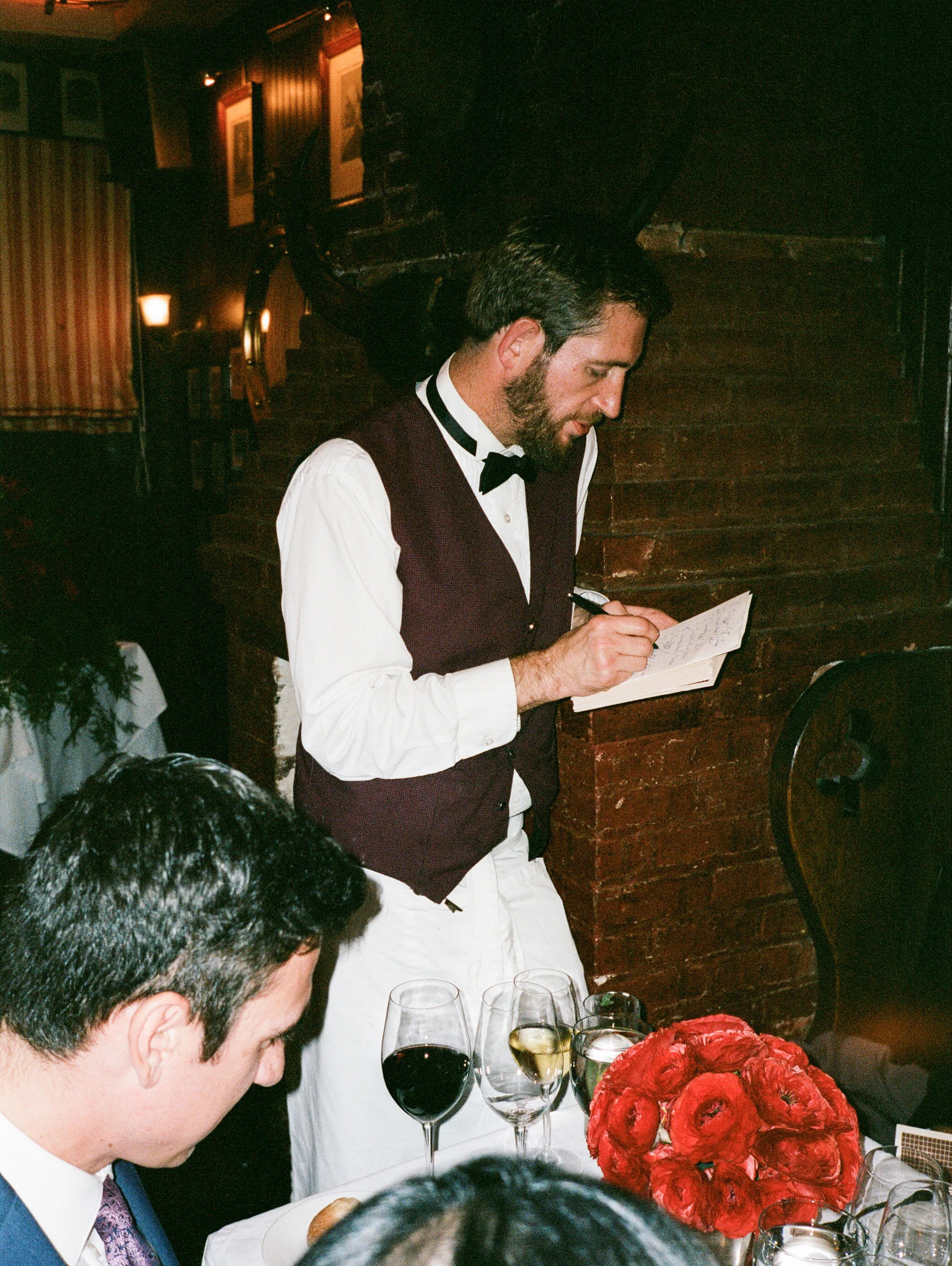 New York Keens Steakhouse Wedding Mini Dress Lauren Vandame Photography.84