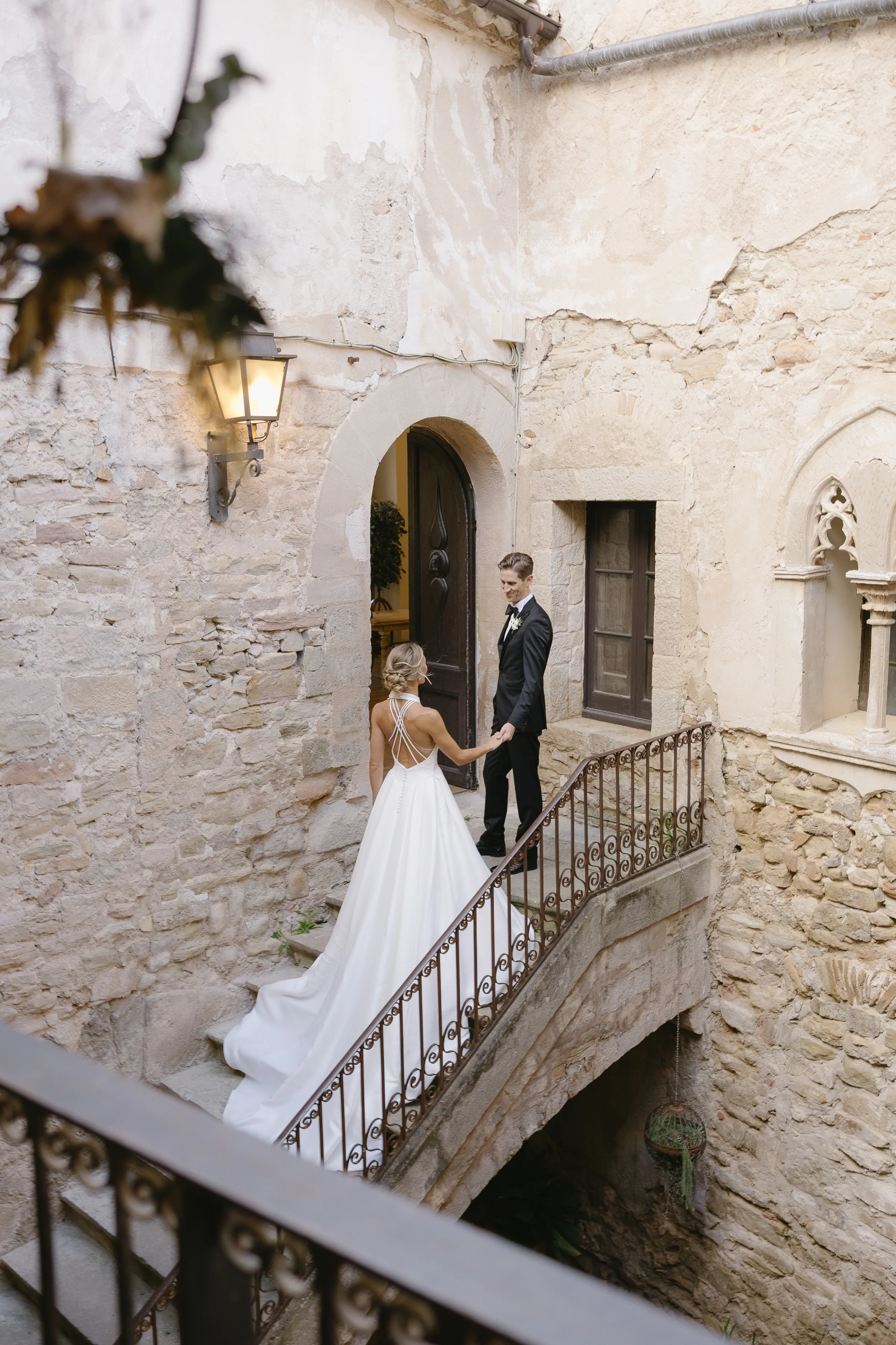 Pronovias bride Barcelona wedding Castell de Sant Marti de Tous.109 - Gaëlle Wore Pronovias For Her Wedding at Castell de Sant Martí de Tous in Barcelona Pronovias bride Barcelona wedding Castell de Sant Marti de Tous.109