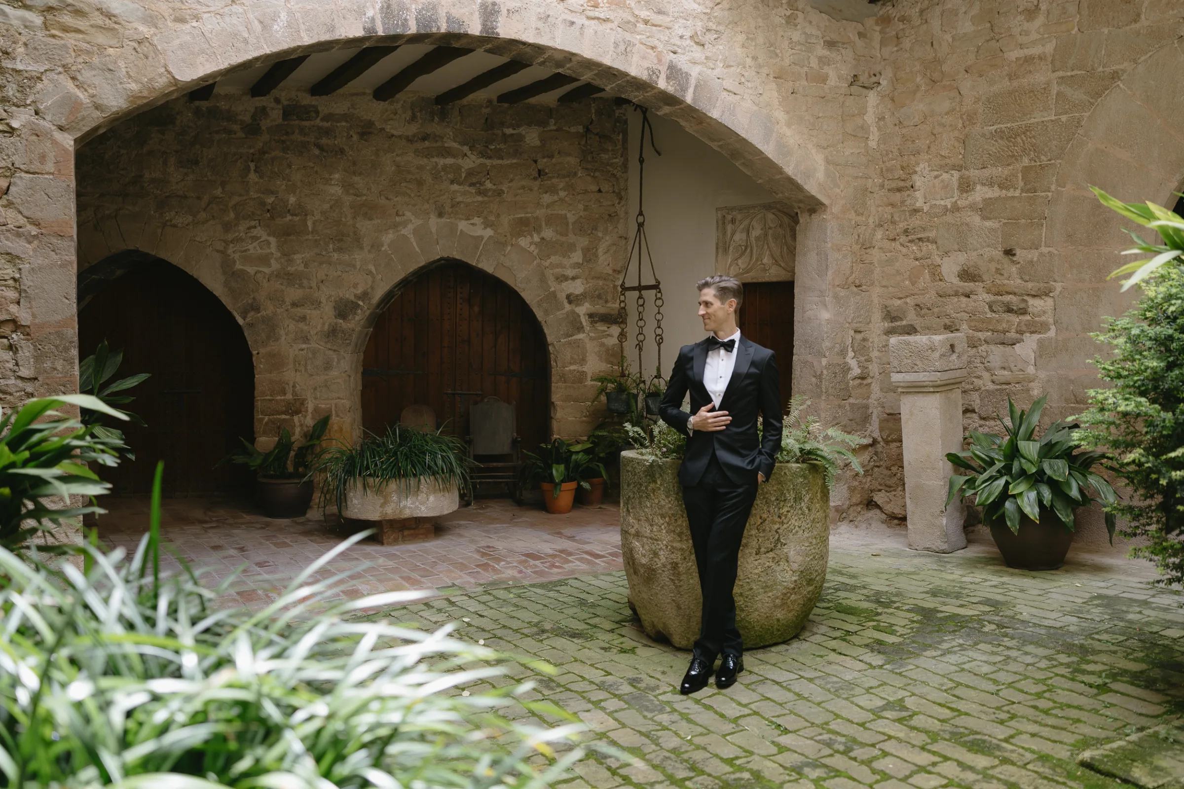 Pronovias bride Barcelona wedding Castell de Sant Marti de Tous.145 - Gaëlle Wore Pronovias For Her Wedding at Castell de Sant Martí de Tous in Barcelona Pronovias bride Barcelona wedding Castell de Sant Marti de Tous.145