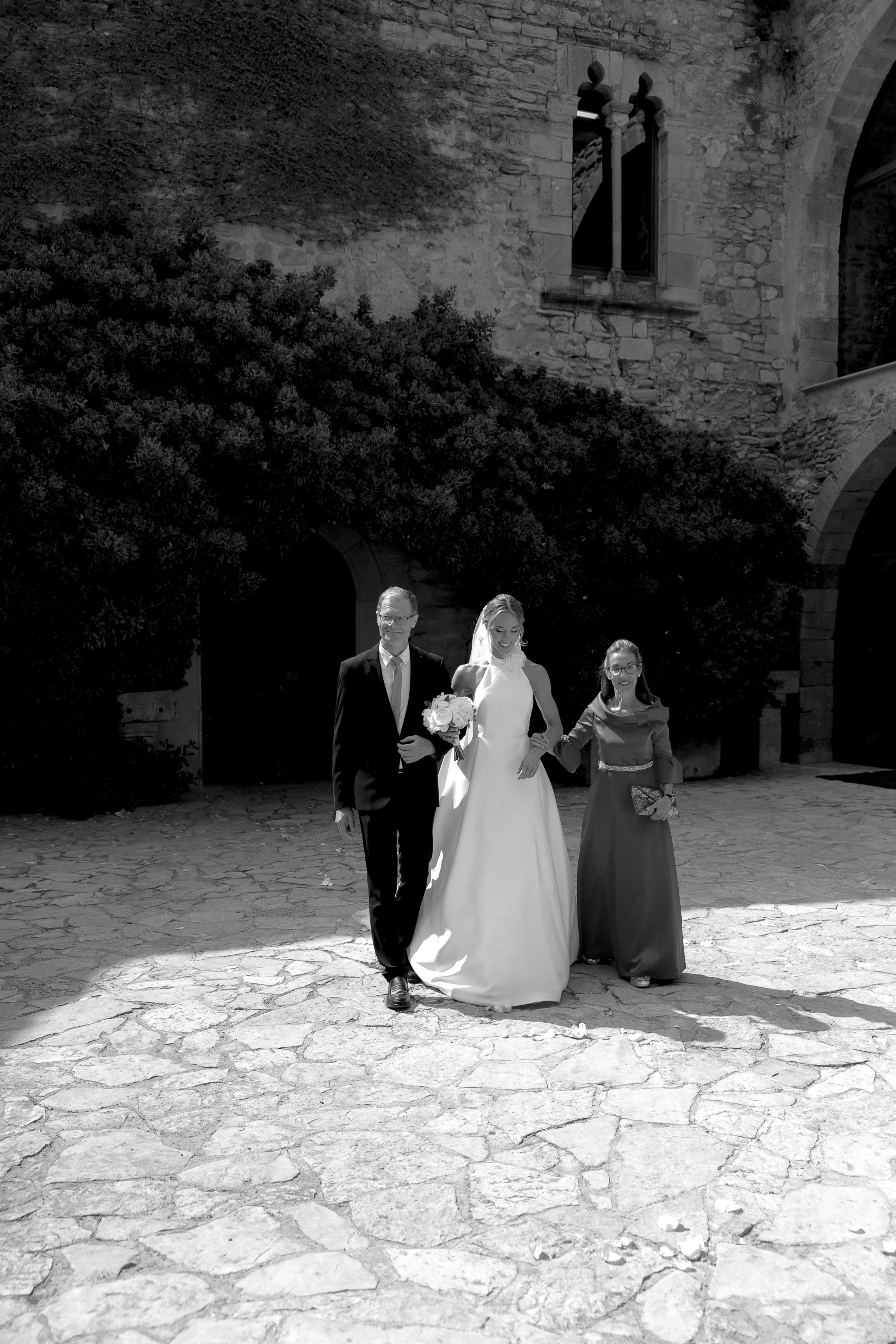 Pronovias bride Barcelona wedding Castell de Sant Marti de Tous.54 - Gaëlle Wore Pronovias For Her Wedding at Castell de Sant Martí de Tous in Barcelona Pronovias bride Barcelona wedding Castell de Sant Marti de Tous.54
